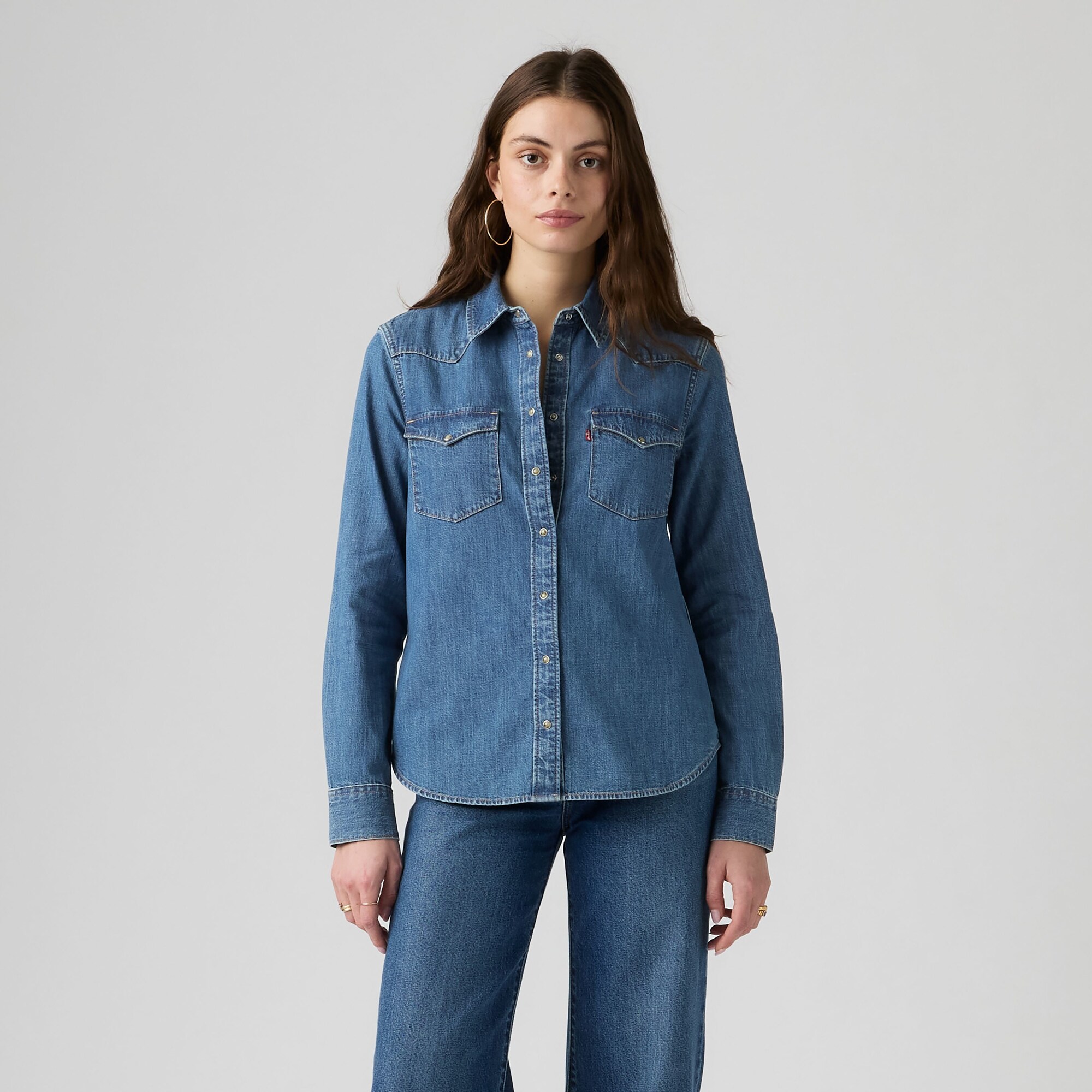 LEVI'S ® Blusa 'HERITAGE'  azul denim – imagen 4