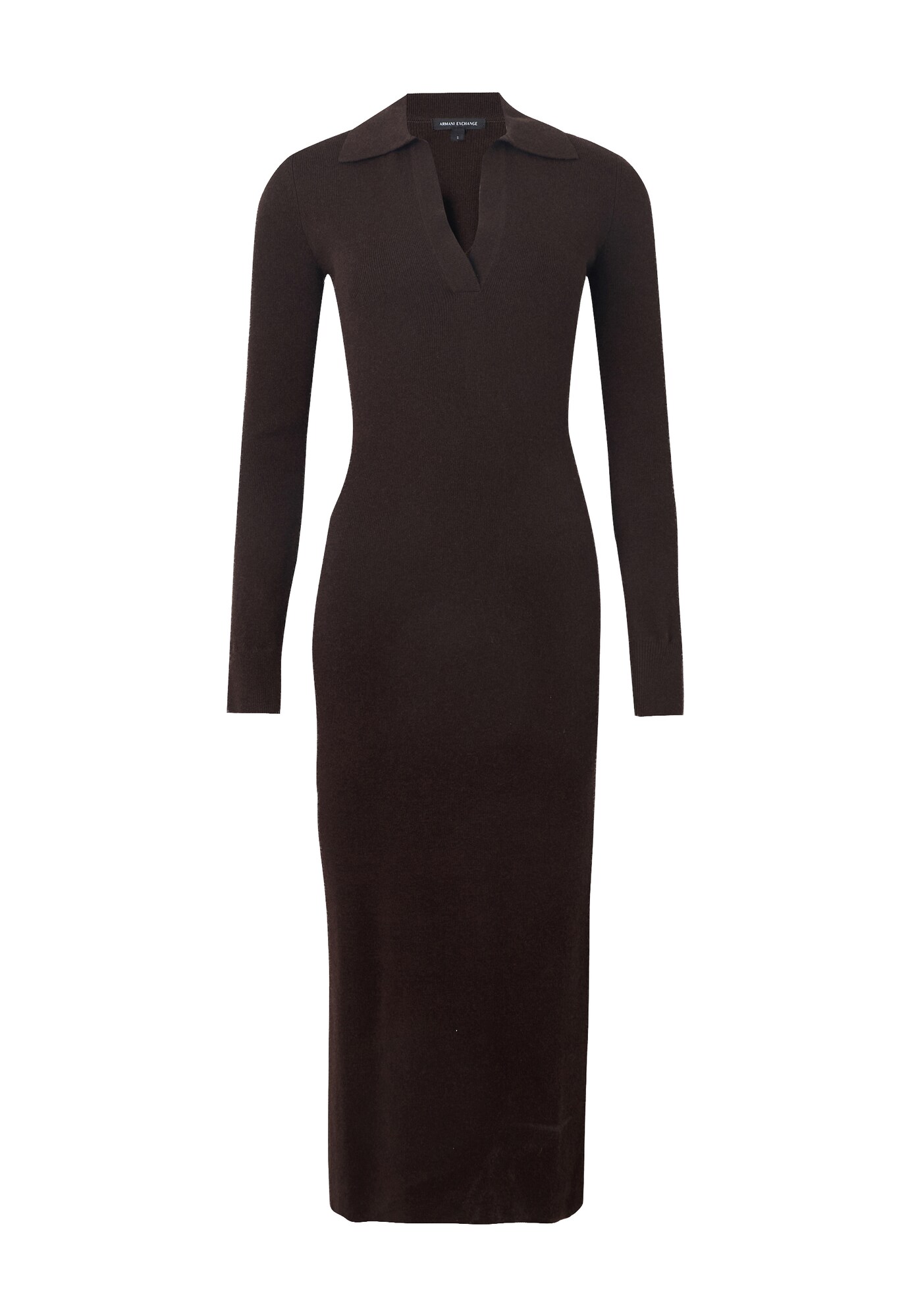 ARMANI EXCHANGE Rochie tricotat maro închis