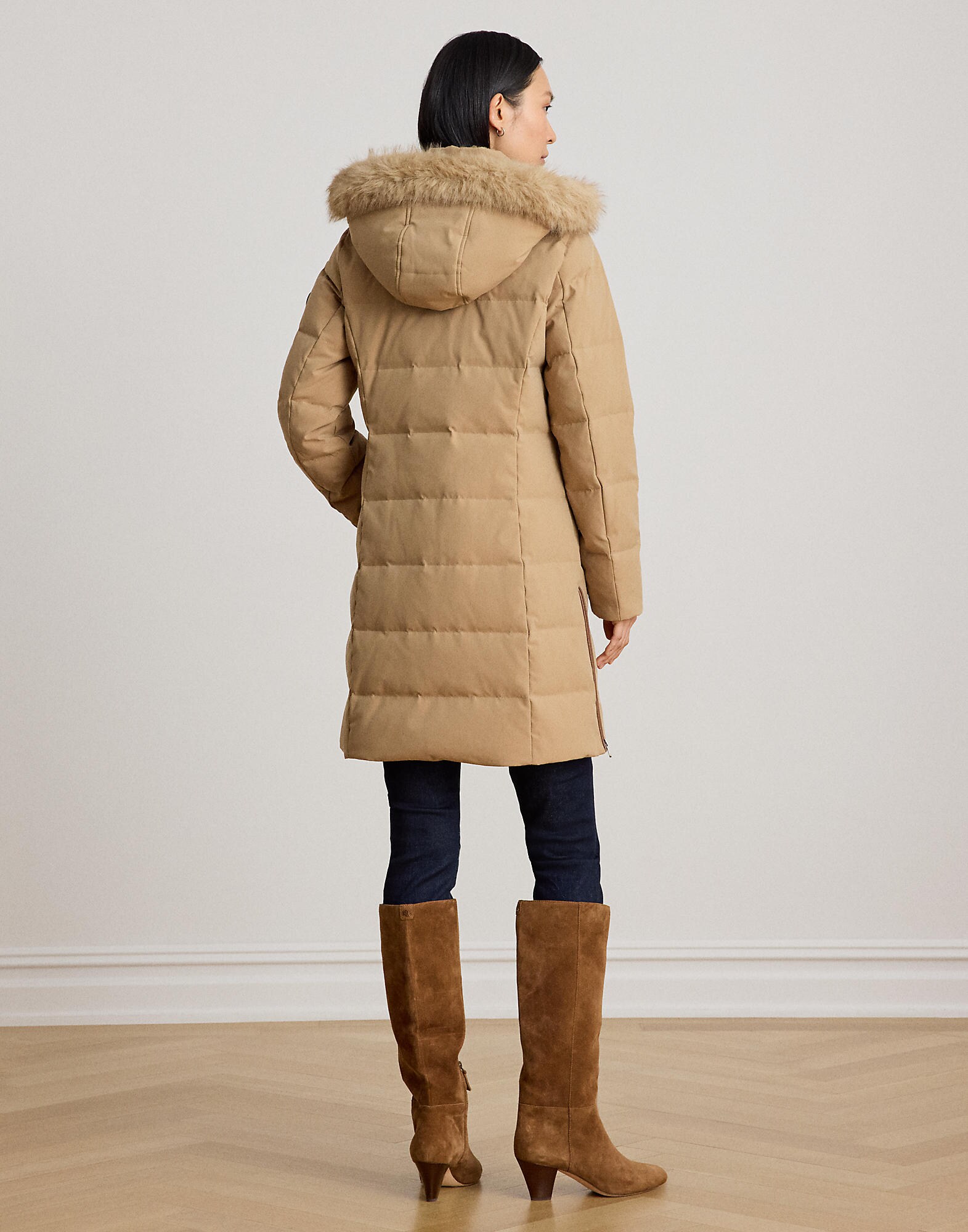 Lauren Ralph Lauren Abrigo de invierno beige – imagen 3