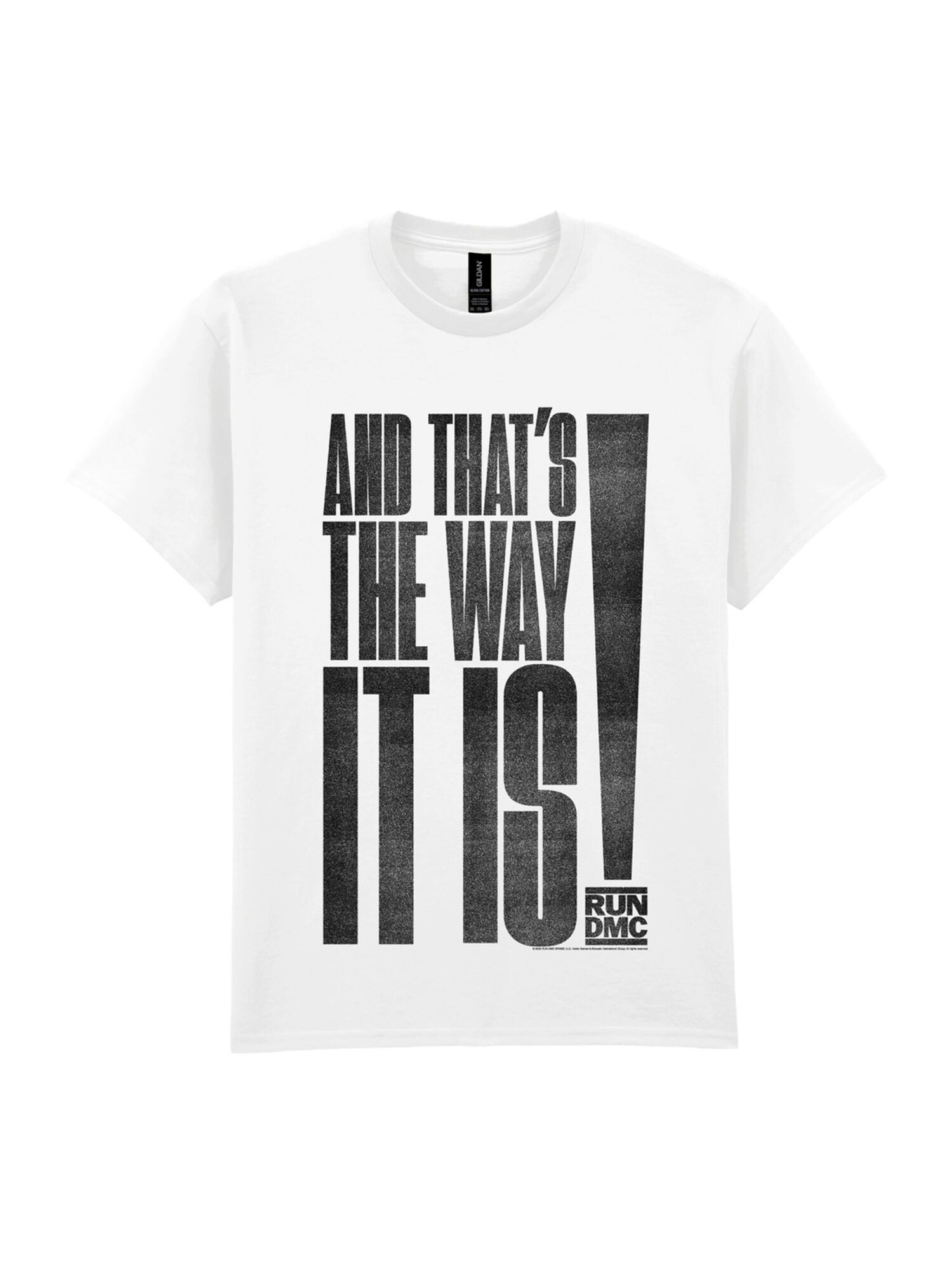 RUN DMC Maglietta 'RUN DMC Just a Way It Is T-Shirt' bianco