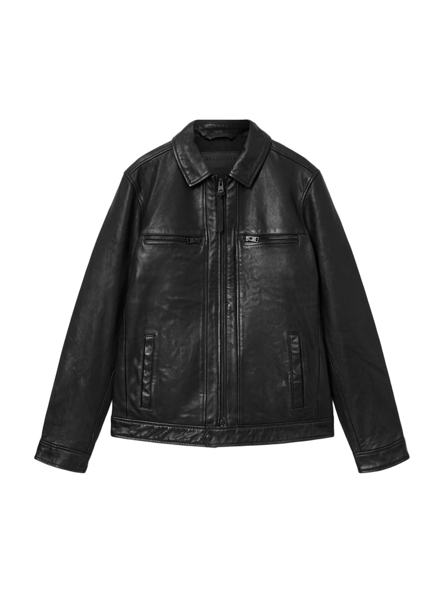 AllSaints Geacă de primăvară-toamnă Luck negru
