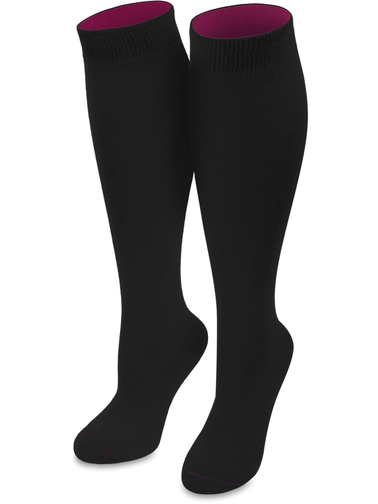 normani Kniestrümpfe Damen Größe 43/46 beere / schwarz