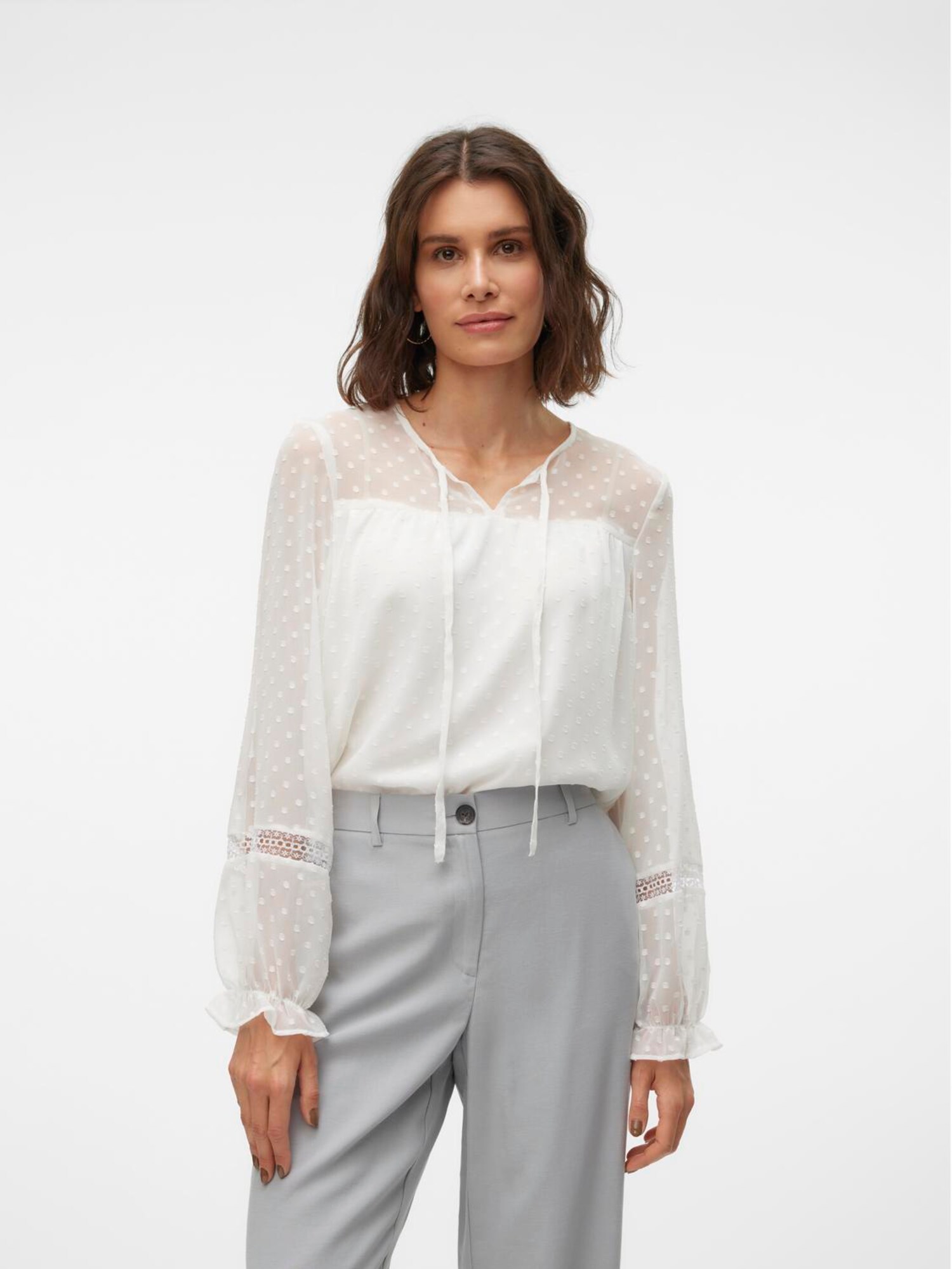 VERO MODA Blúz 'VMLEAH'  fehér termék 2. képe