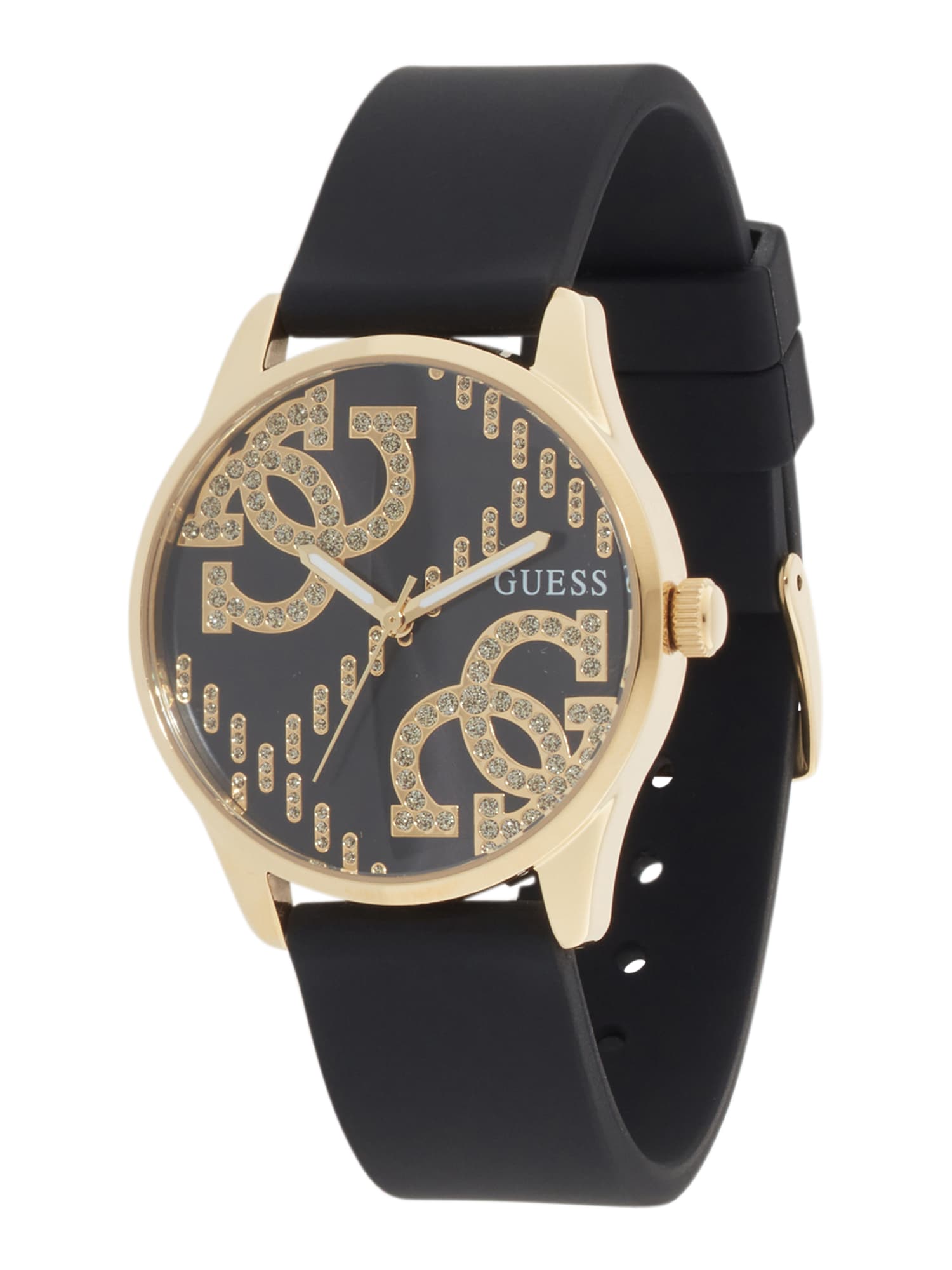 GUESS Ceas analogic Trend auriu / negru