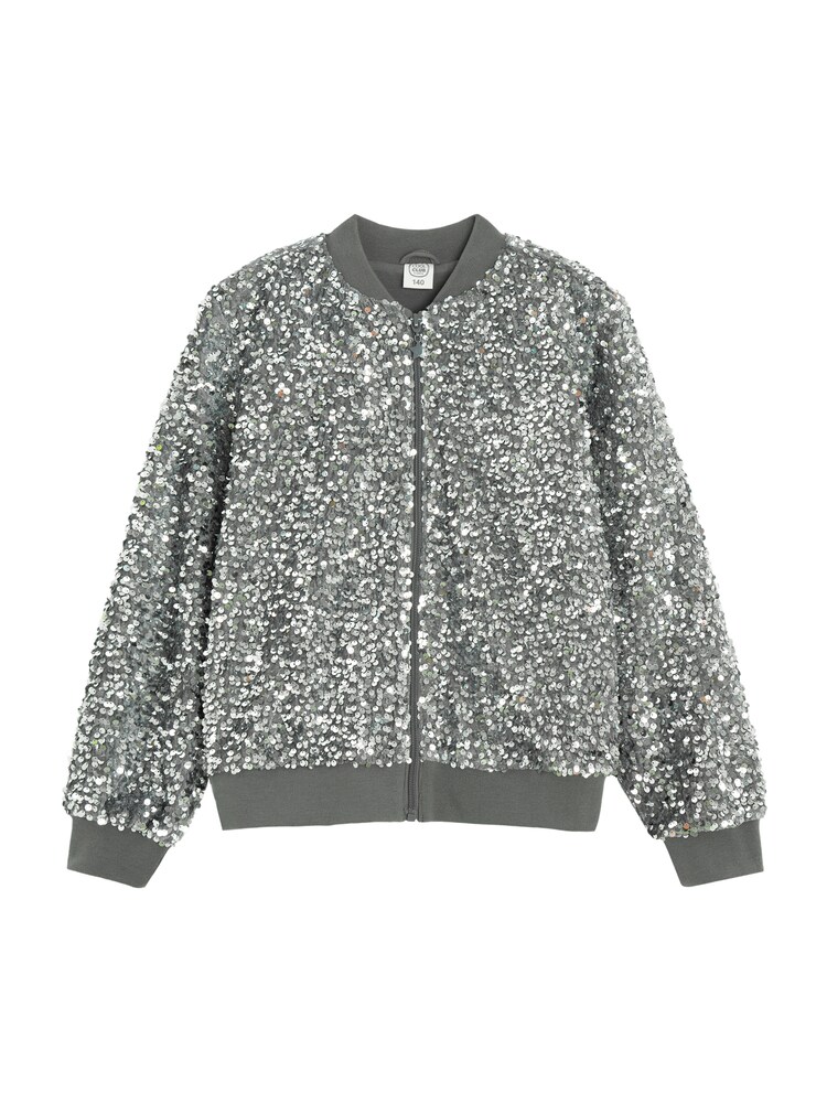 Cool Club Tréning dzseki Lányok ezüst , Méret 158