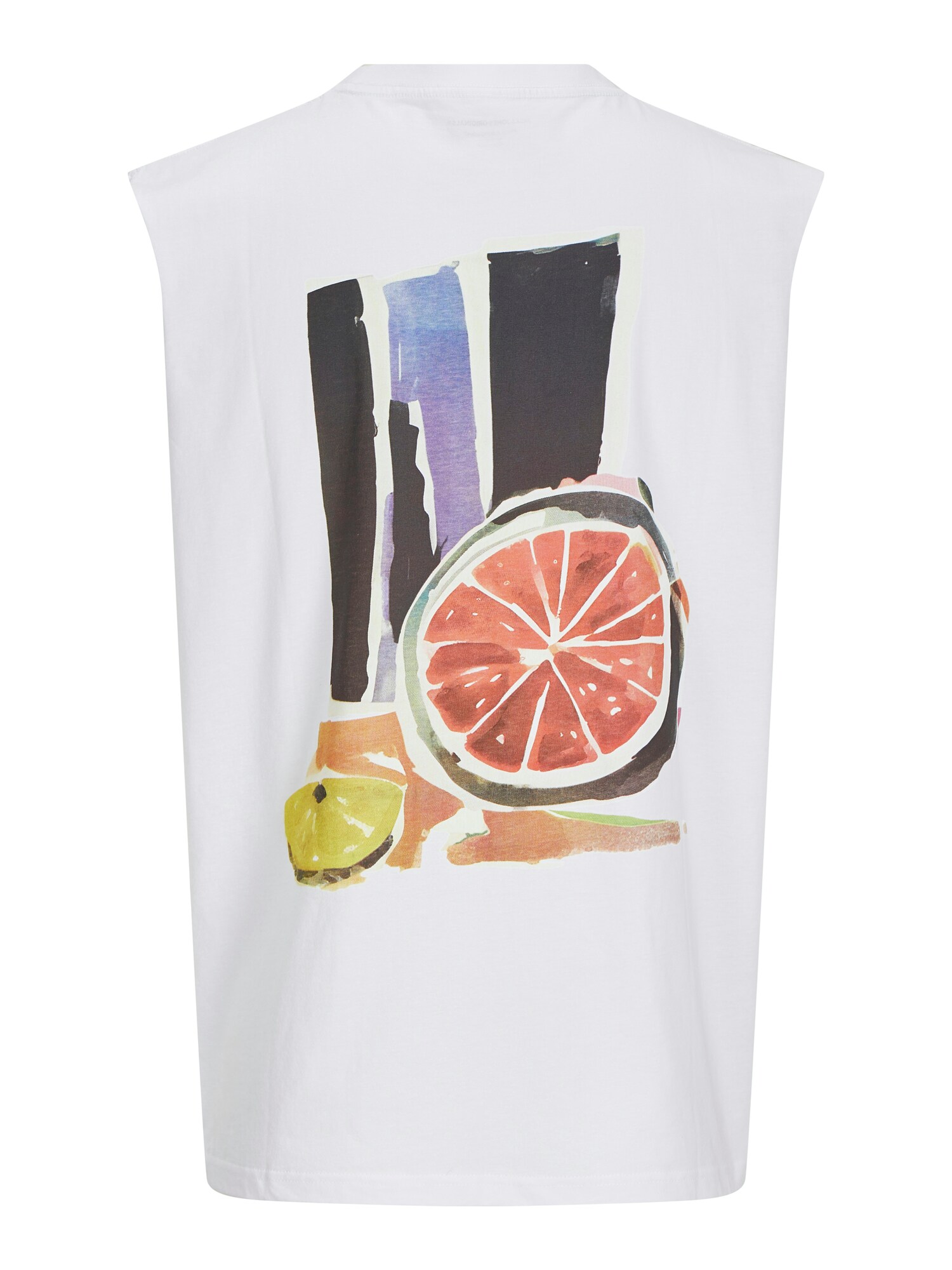 JACK & JONES Póló  lila / narancs / fekete / fehér termék 2. képe