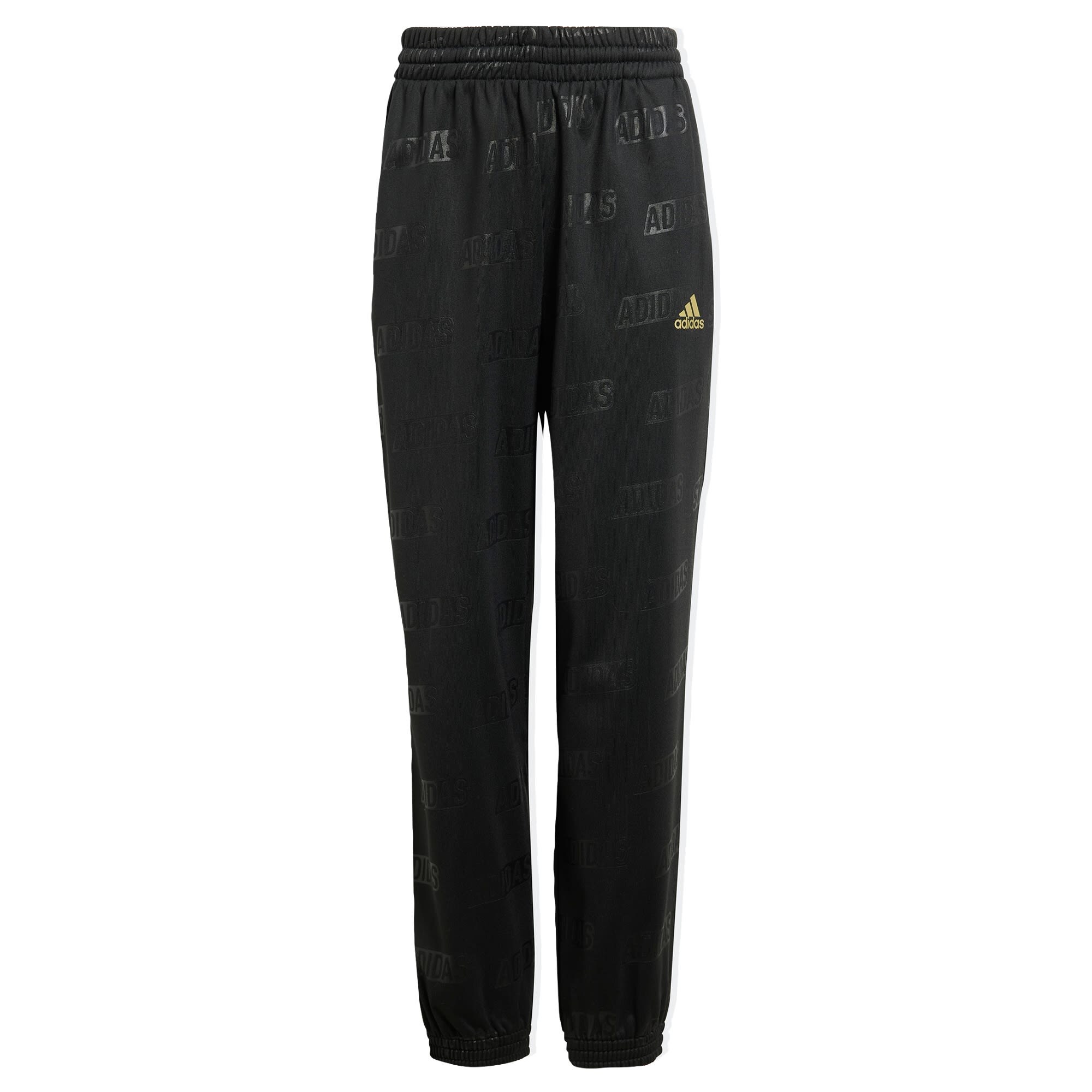 ADIDAS SPORTSWEAR Pantaloni sport 'Brand Love Debossed'  galben / negru