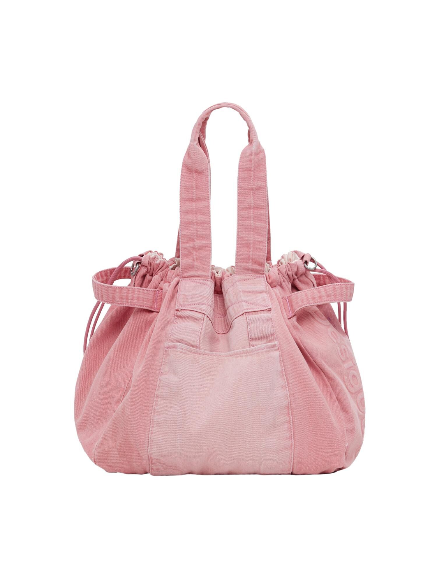 Desigual Geantă tip sac  roz pal / negru