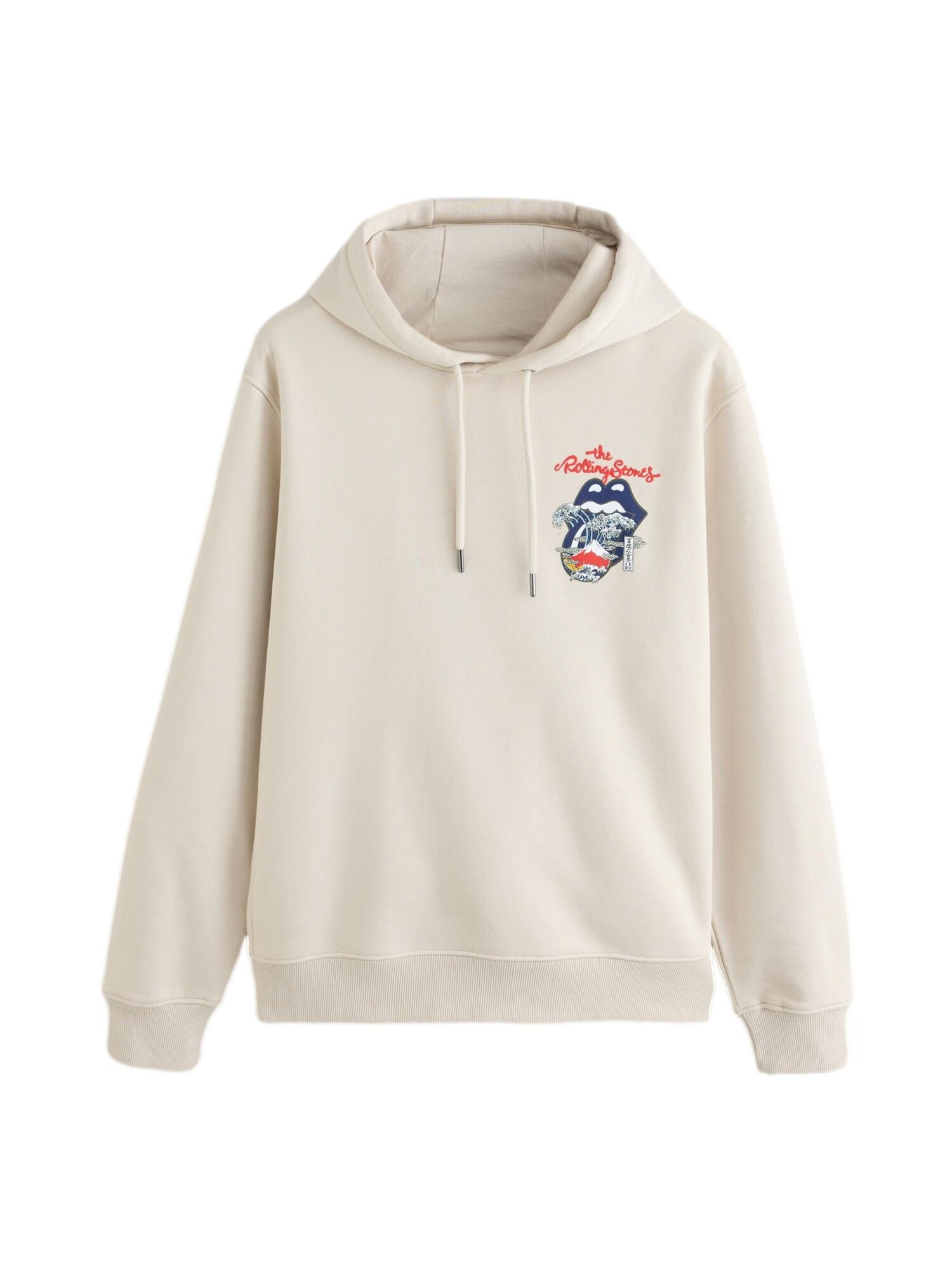 Next Sudadera 'Rolling Stones' ecru / navy / rojo / blanco – imagen 1