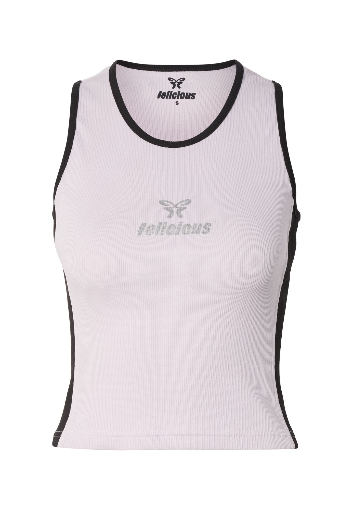 Felicious Top gri / mov deschis / negru