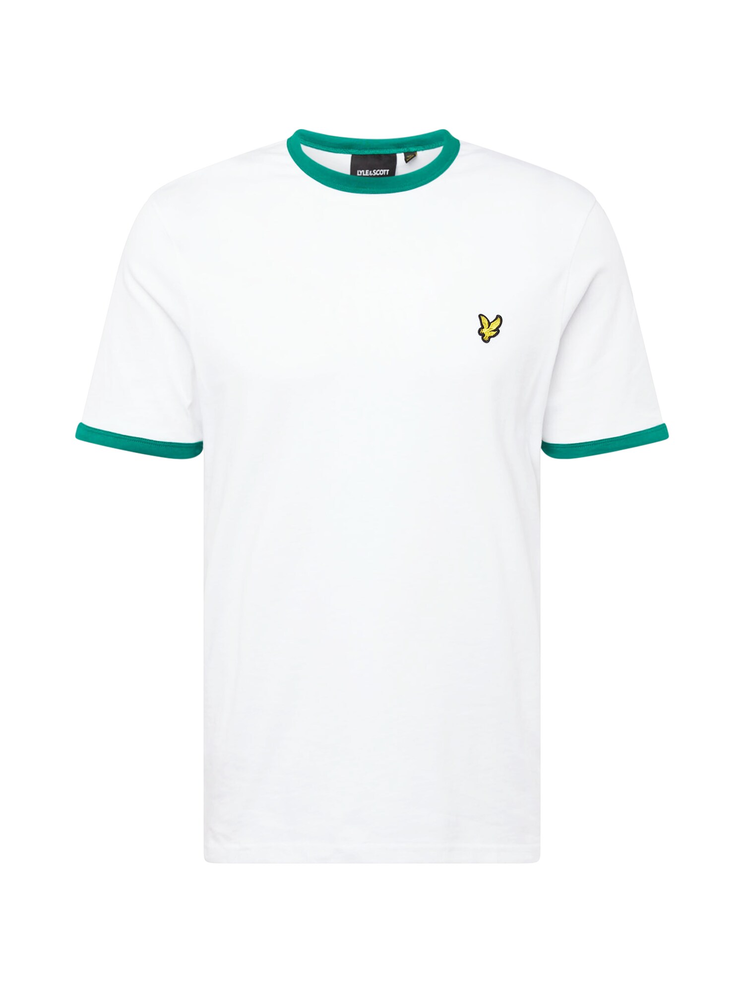 Lyle & Scott Tričko  žltá / smaragdová / čierna / biela