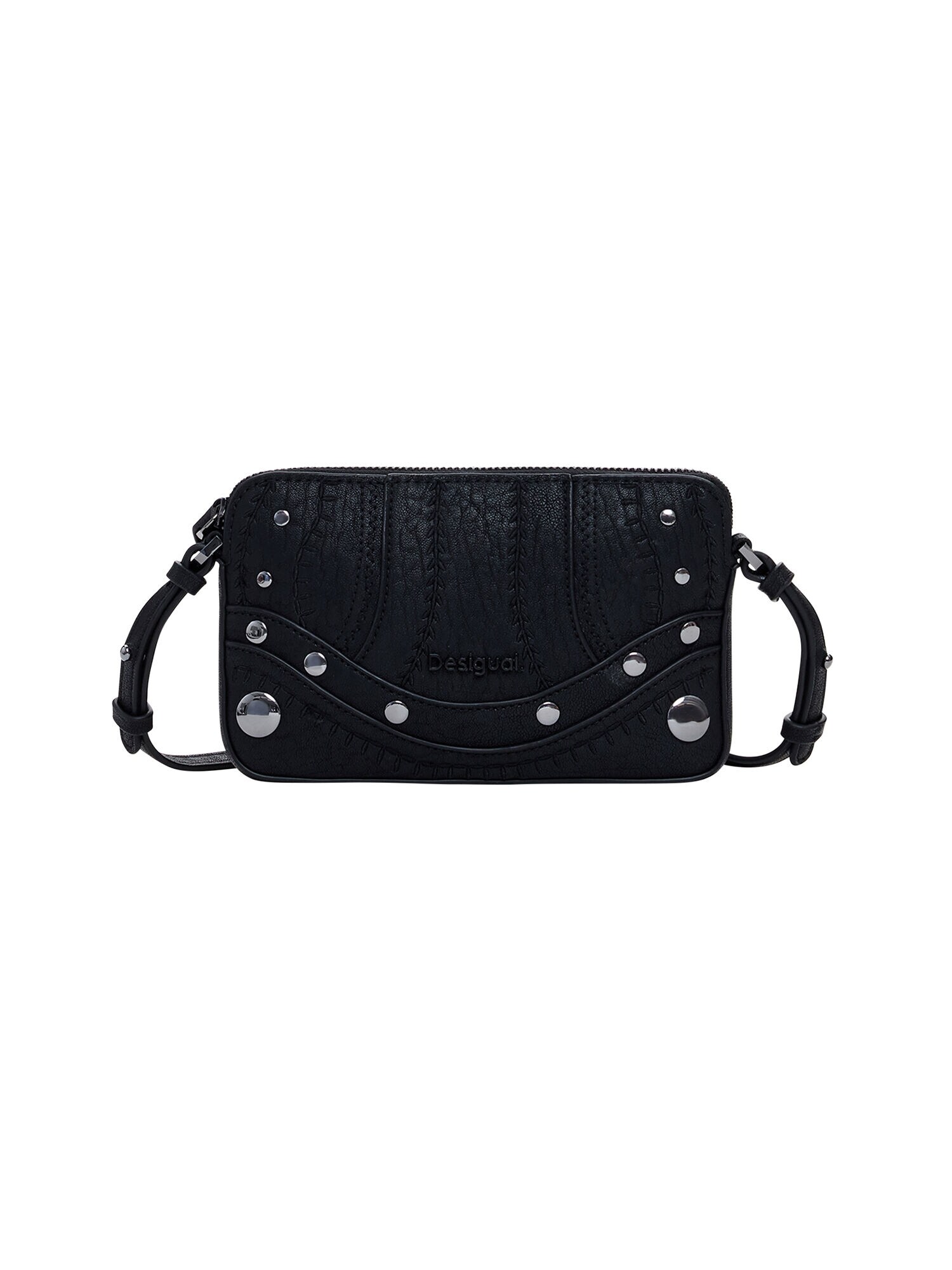 Desigual Clutch  negru / argintiu