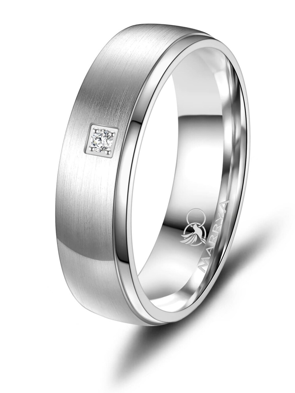 Ring 'MARRYA SI-02 Ehering aus Silber'