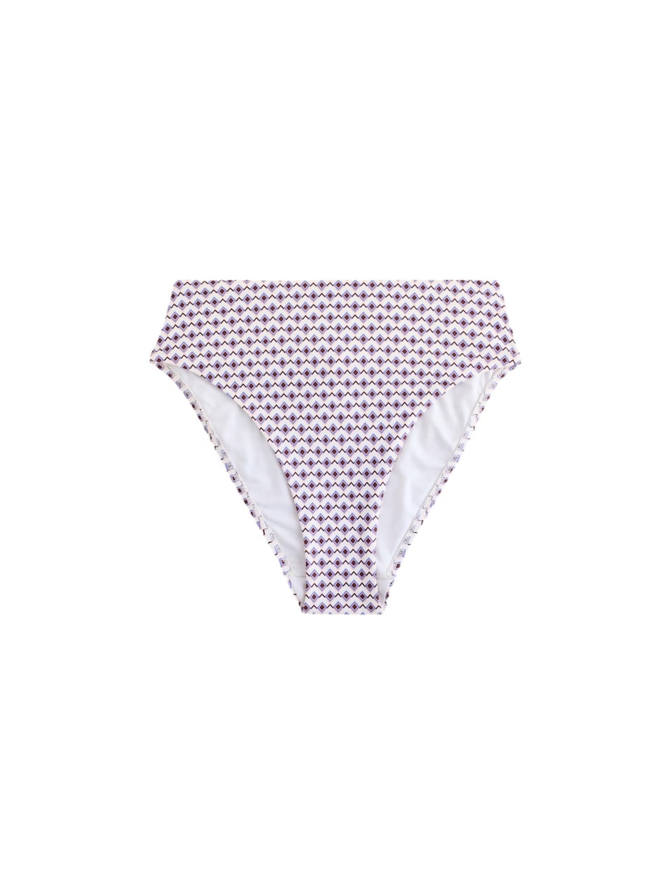 Bikiniunderdel brun / lavendel