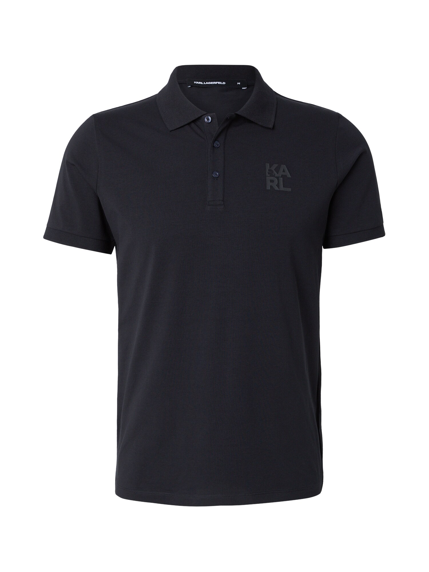 Karl Lagerfeld Tricou albastru noapte / gri închis