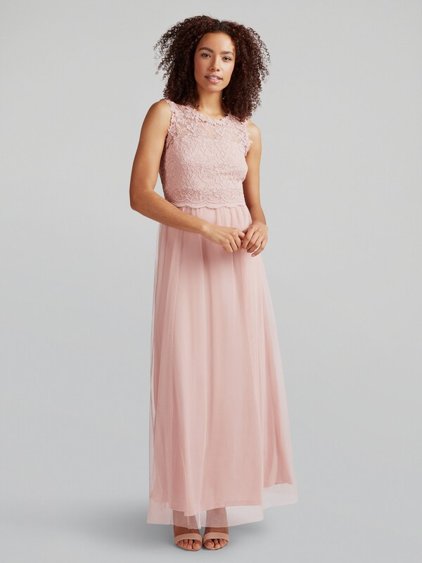 Vila Lynnea Ärmelloses Maxikleid mit Spitzenoberteil