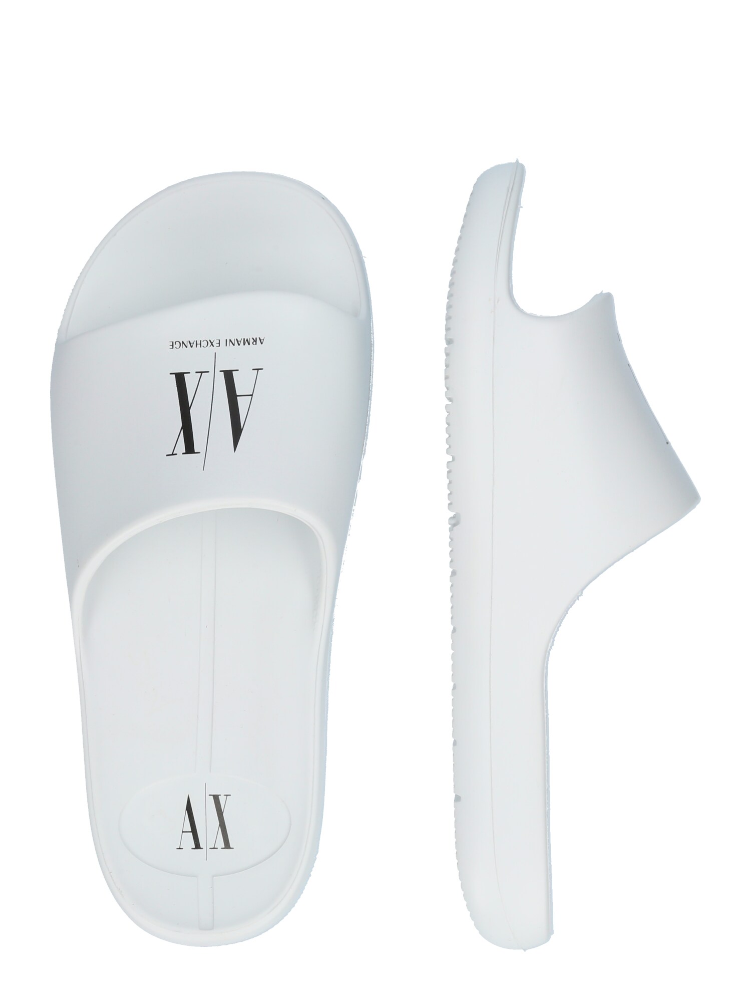 ARMANI EXCHANGE Papucs  fekete / fehér termék 2. képe