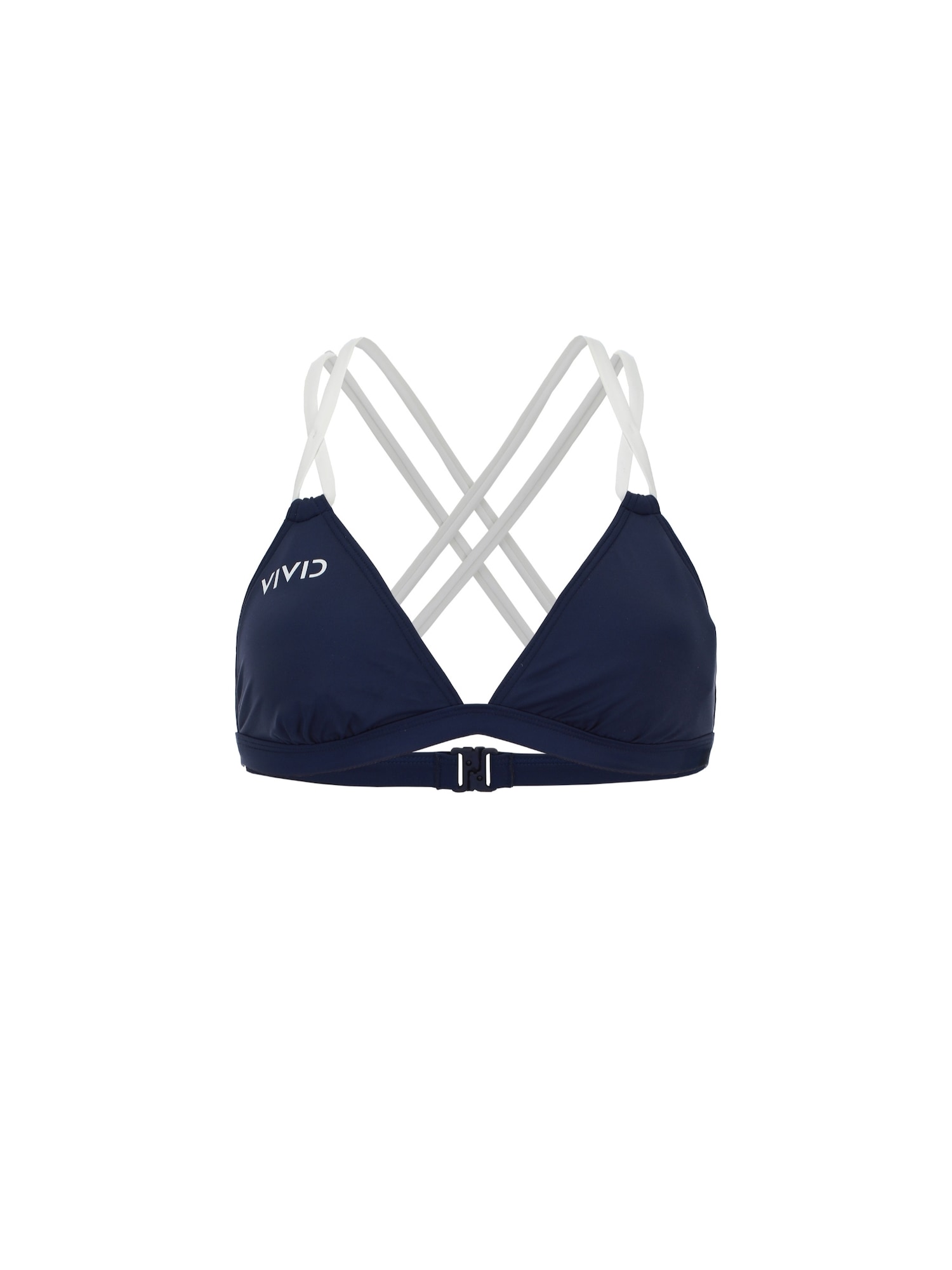 VIVID Sutien costum de baie  albastru noapte / alb natural