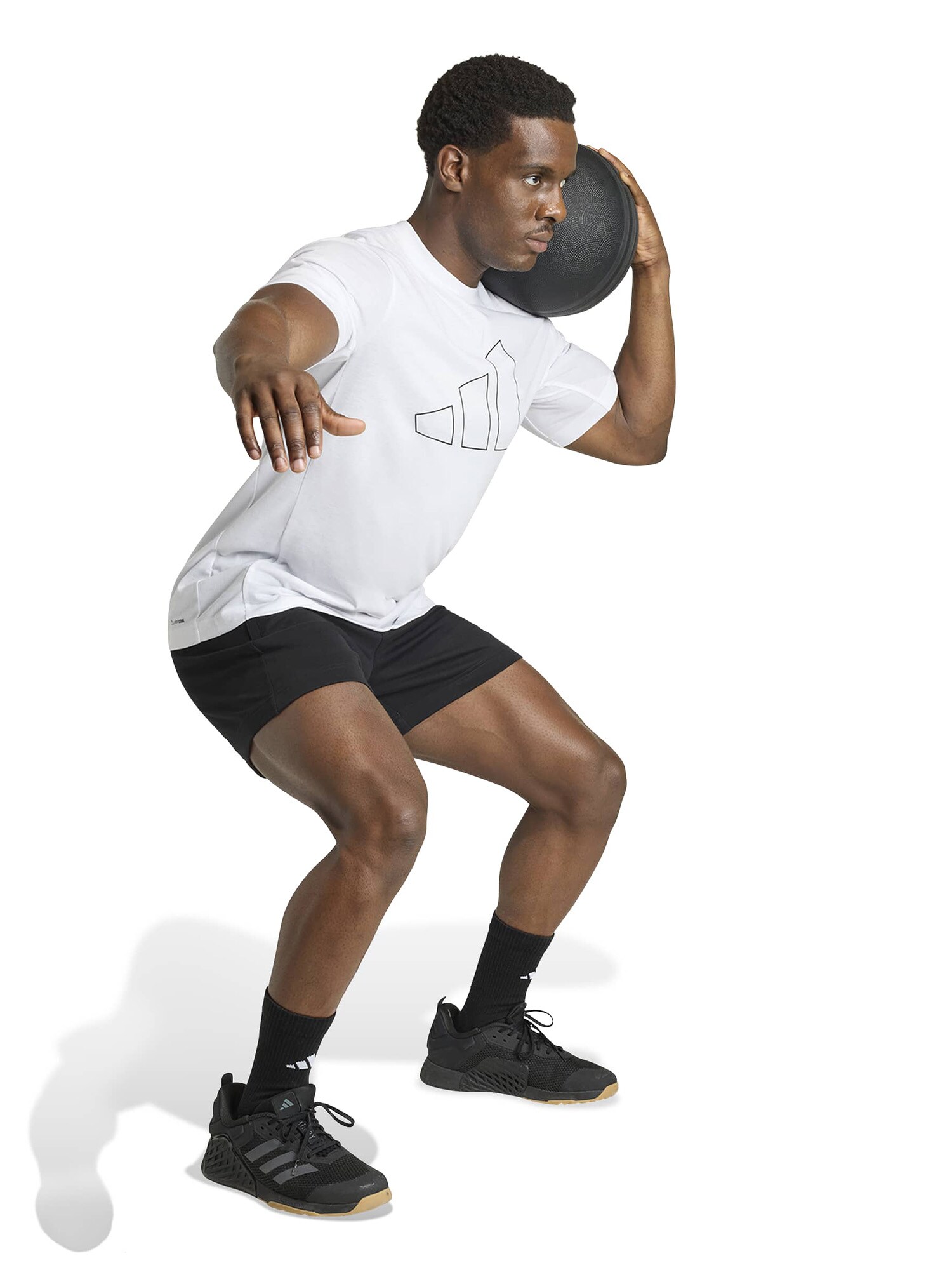 ADIDAS PERFORMANCE Camiseta funcional negro / blanco – imagen 10
