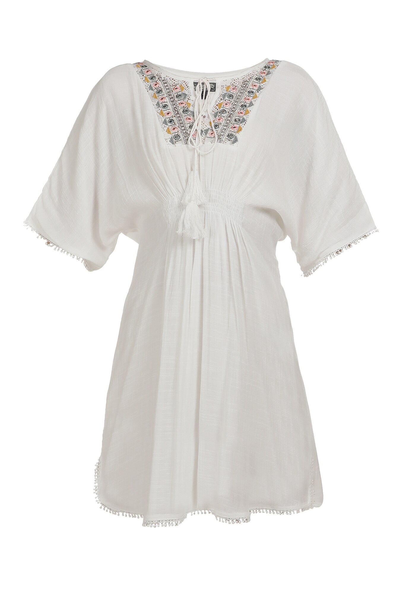 DreiMaster Vintage Vasarinė suknelė  mišrios spalvos / natūrali balta