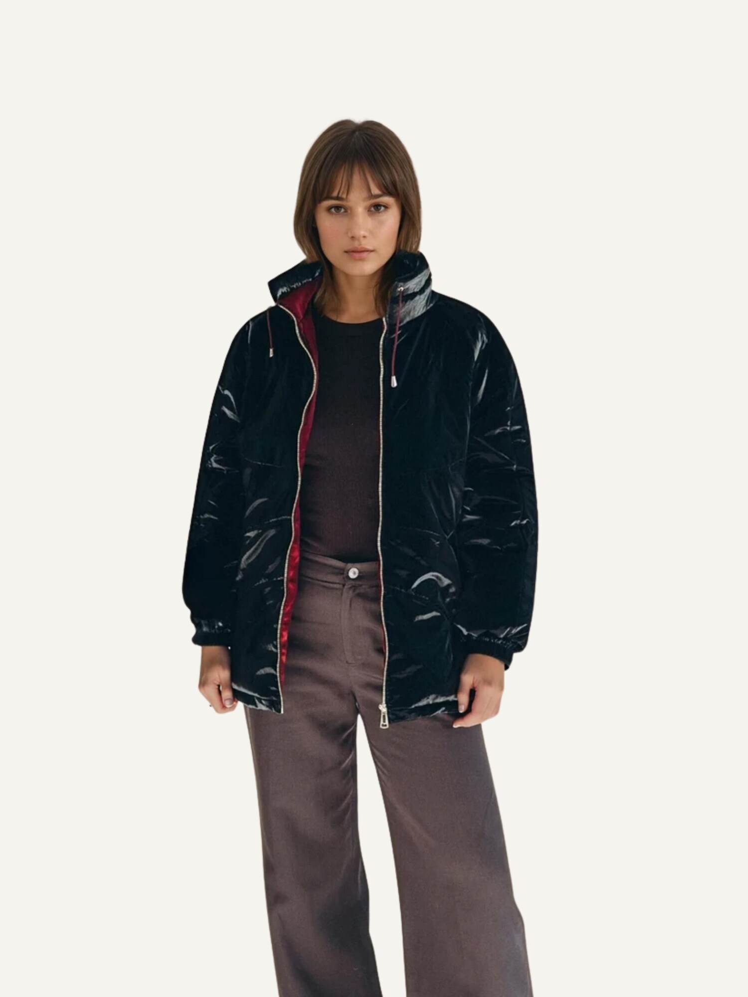 ZUBEK Chaqueta de entretiempo  negro