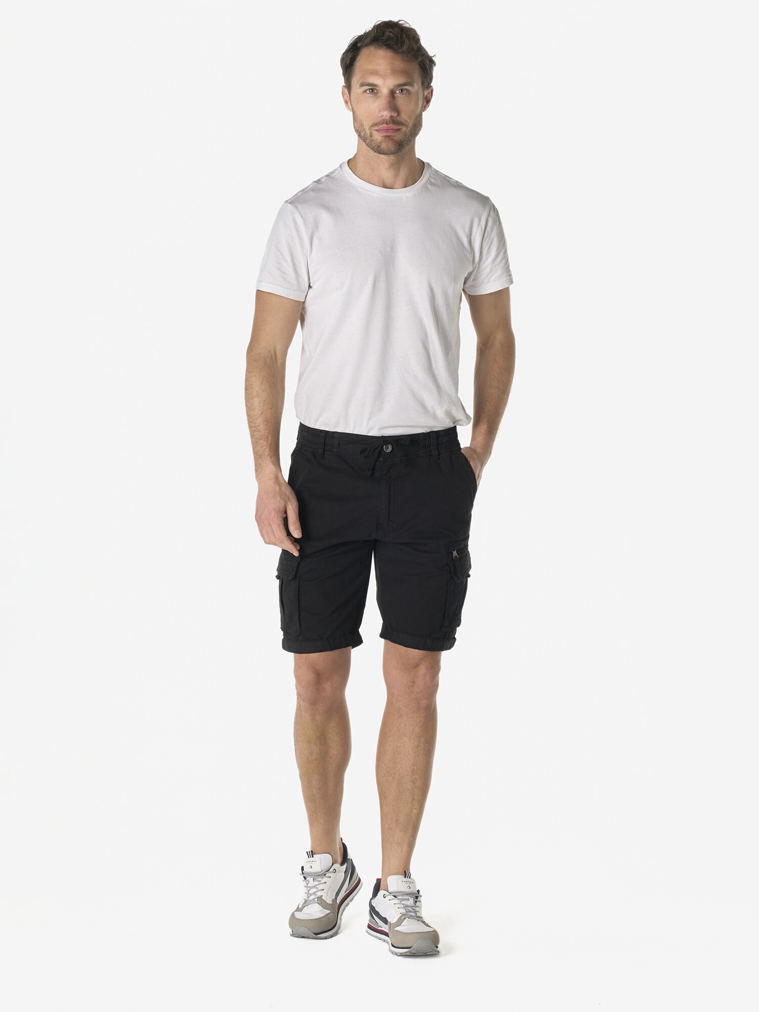 KOROSHI Pantaloni cu buzunare  negru