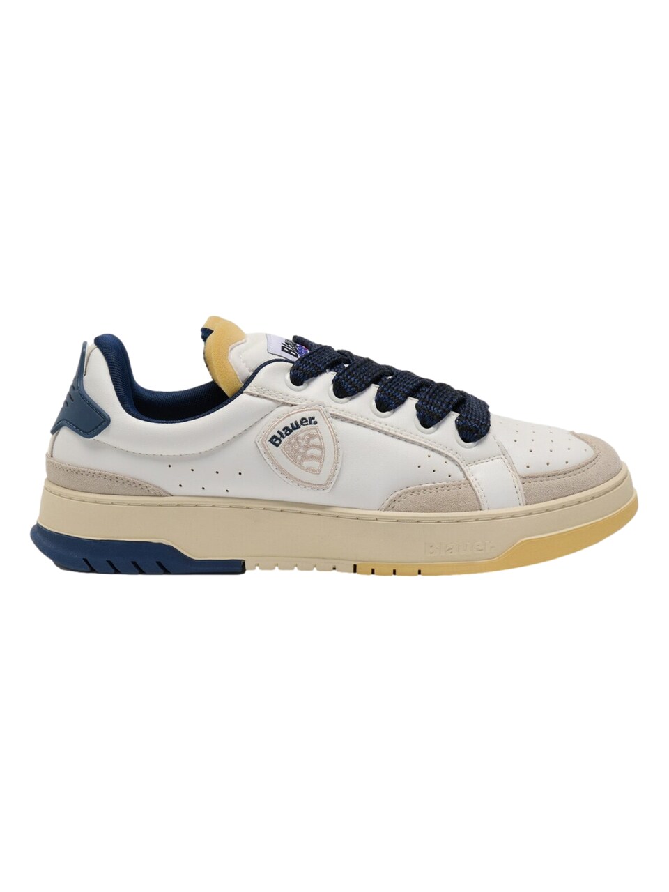 Låg sneaker 'Happer' beige / svart