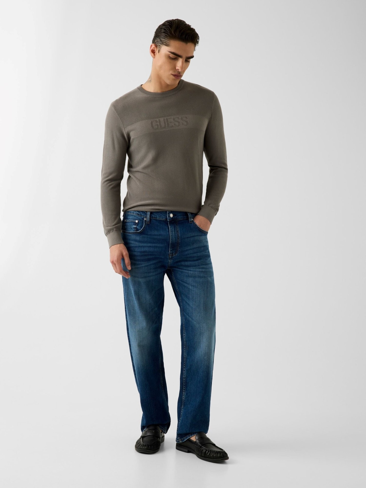 GUESS Jersey 'M6YR17Z0922' taupe – imagen 2