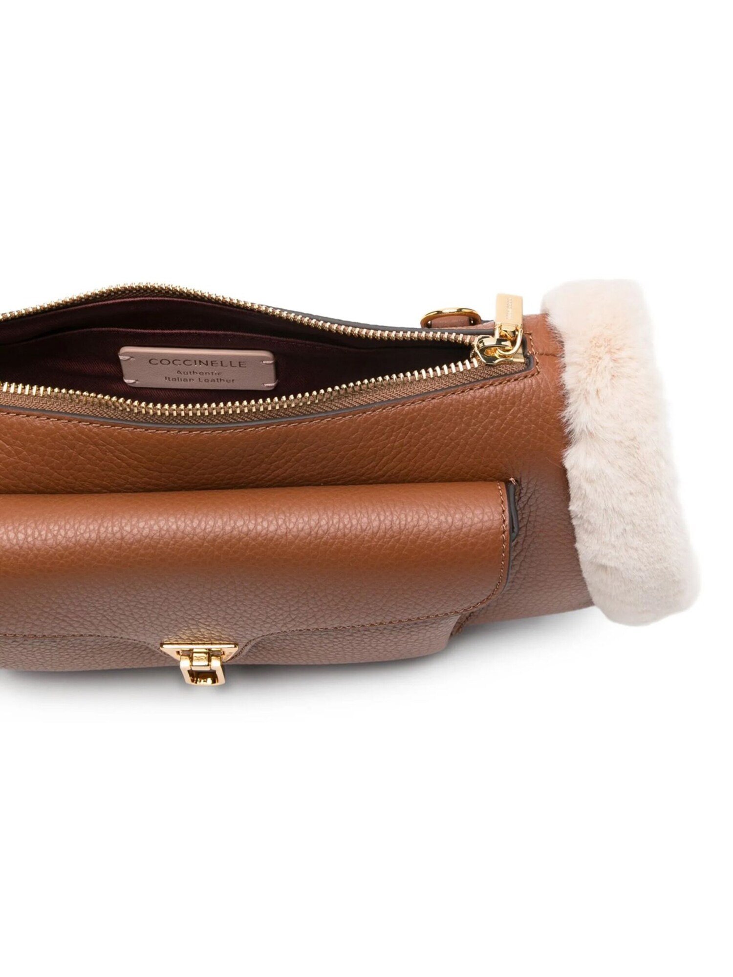 Coccinelle Bolso de hombro  camelo – imagen 3
