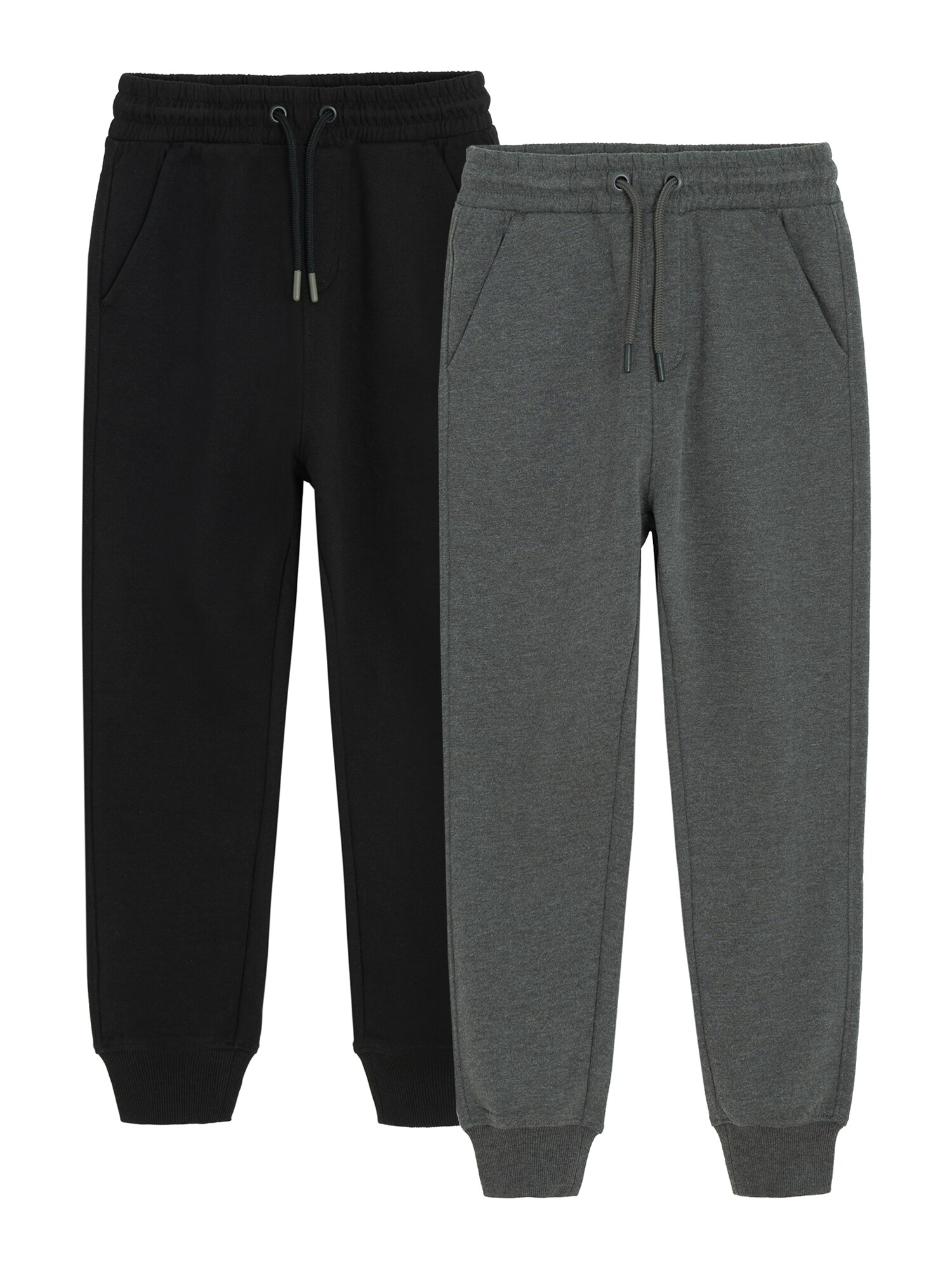 Cool Club Pantaloni  gri amestecat / negru