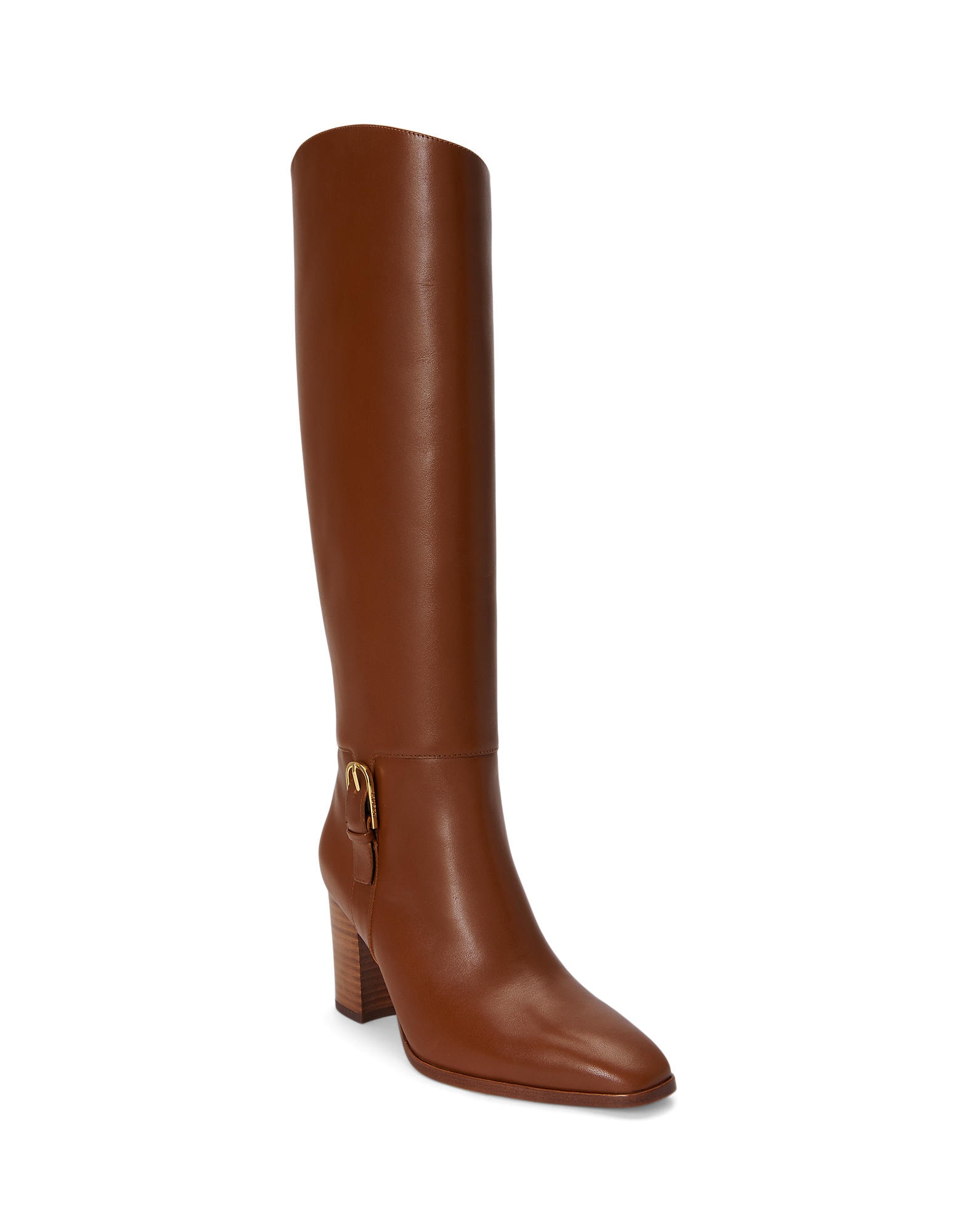 Lauren Ralph Lauren Cizme SMOOTH maro coniac