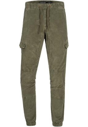 INDICODE JEANS Cargobroek ‘ Walker ‘ Kaki