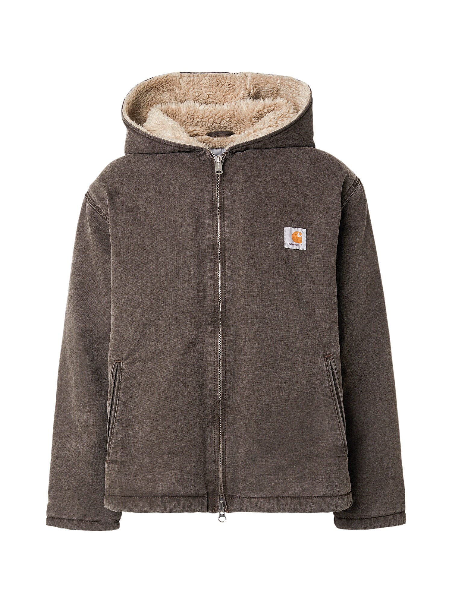 Carhartt WIP Geacă de primăvară-toamnă Mitch  maro