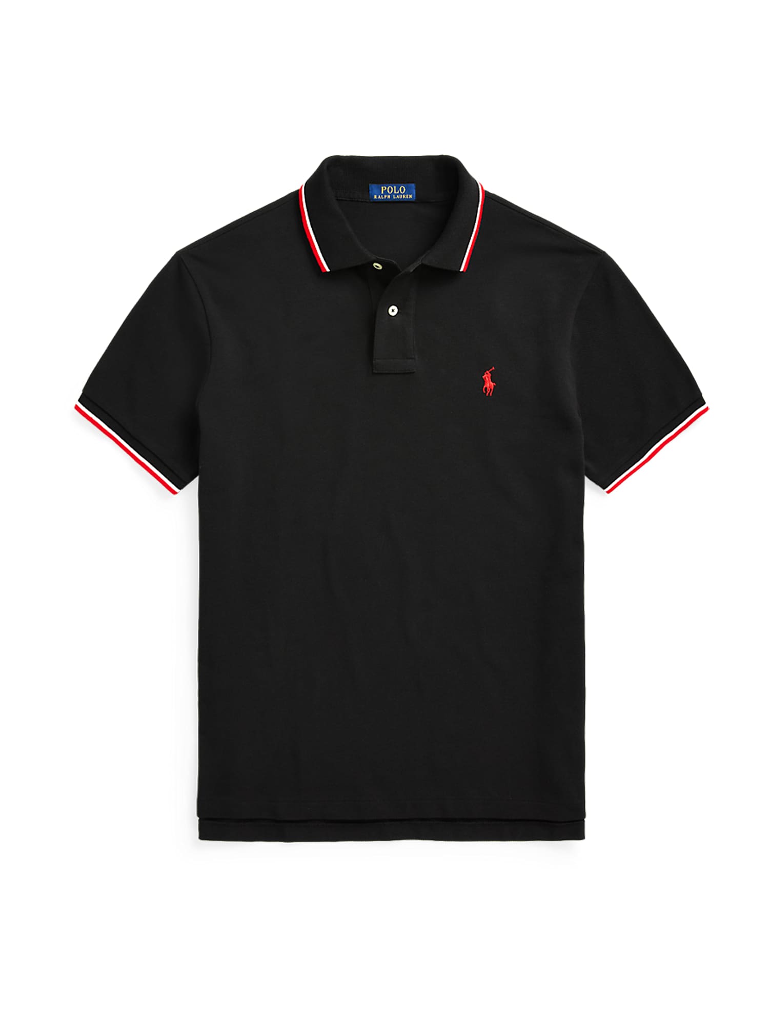Polo Ralph Lauren Tricou  roșu / negru / alb