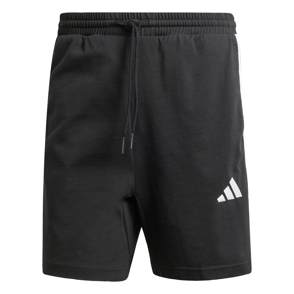 ADIDAS SPORTSWEAR Sporthose 'Essentials 3-Stripes Single Jersey Shorts' Herren Größe XXXL schwarz / weiß