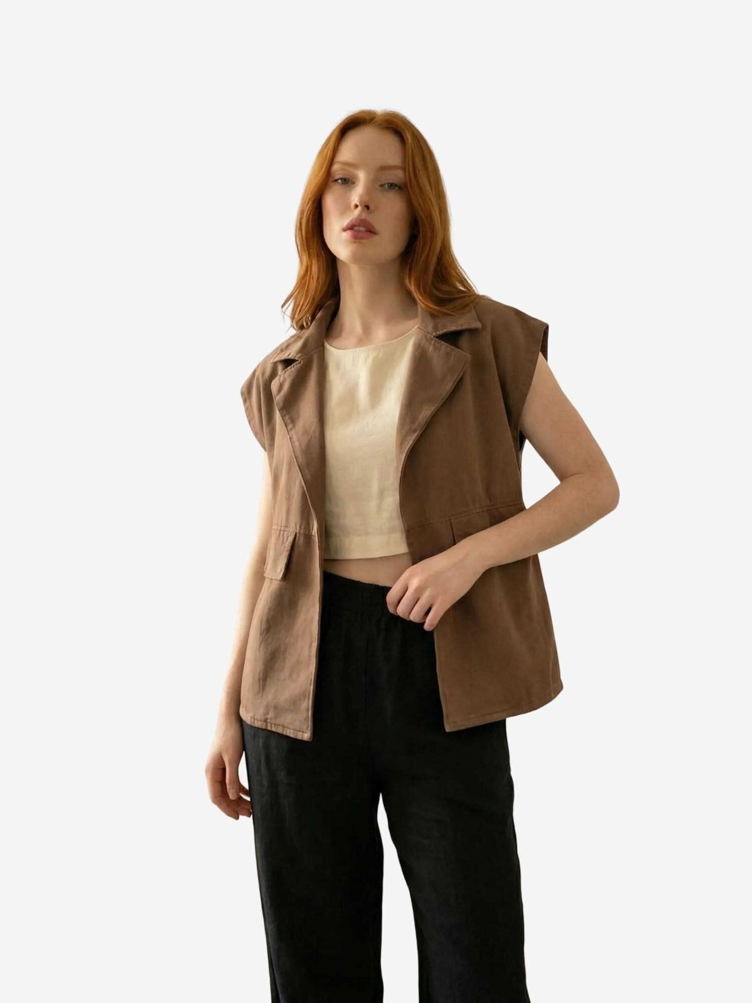 My fashion Prsluk smeđa