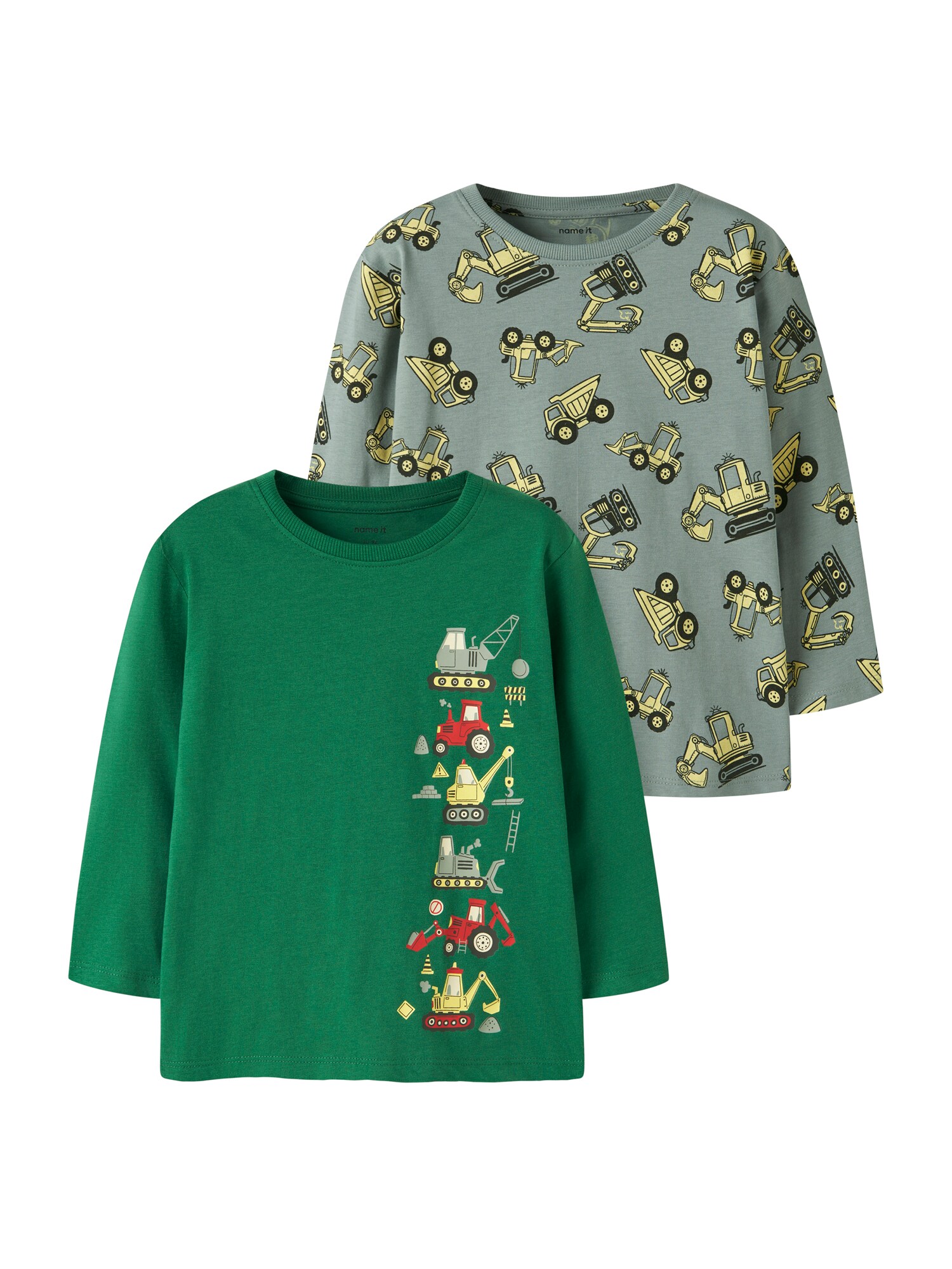 NAME IT Tricou NMMVeldo galben / verde / verde pastel / negru