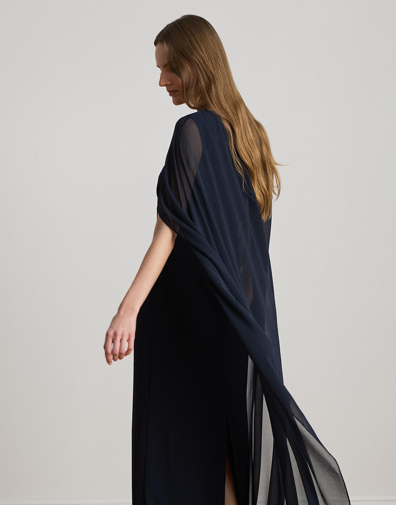 Lauren Ralph Lauren Vestido de noche  azul oscuro – imagen 4