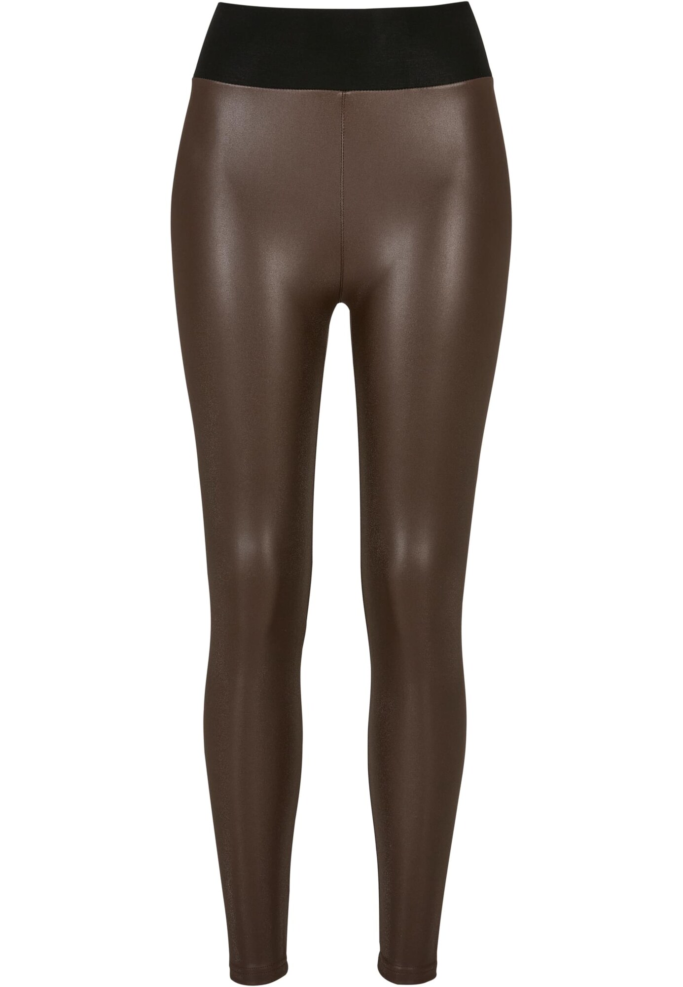 Urban Classics Leggings  sötét barna / fekete akciós termékkép 1