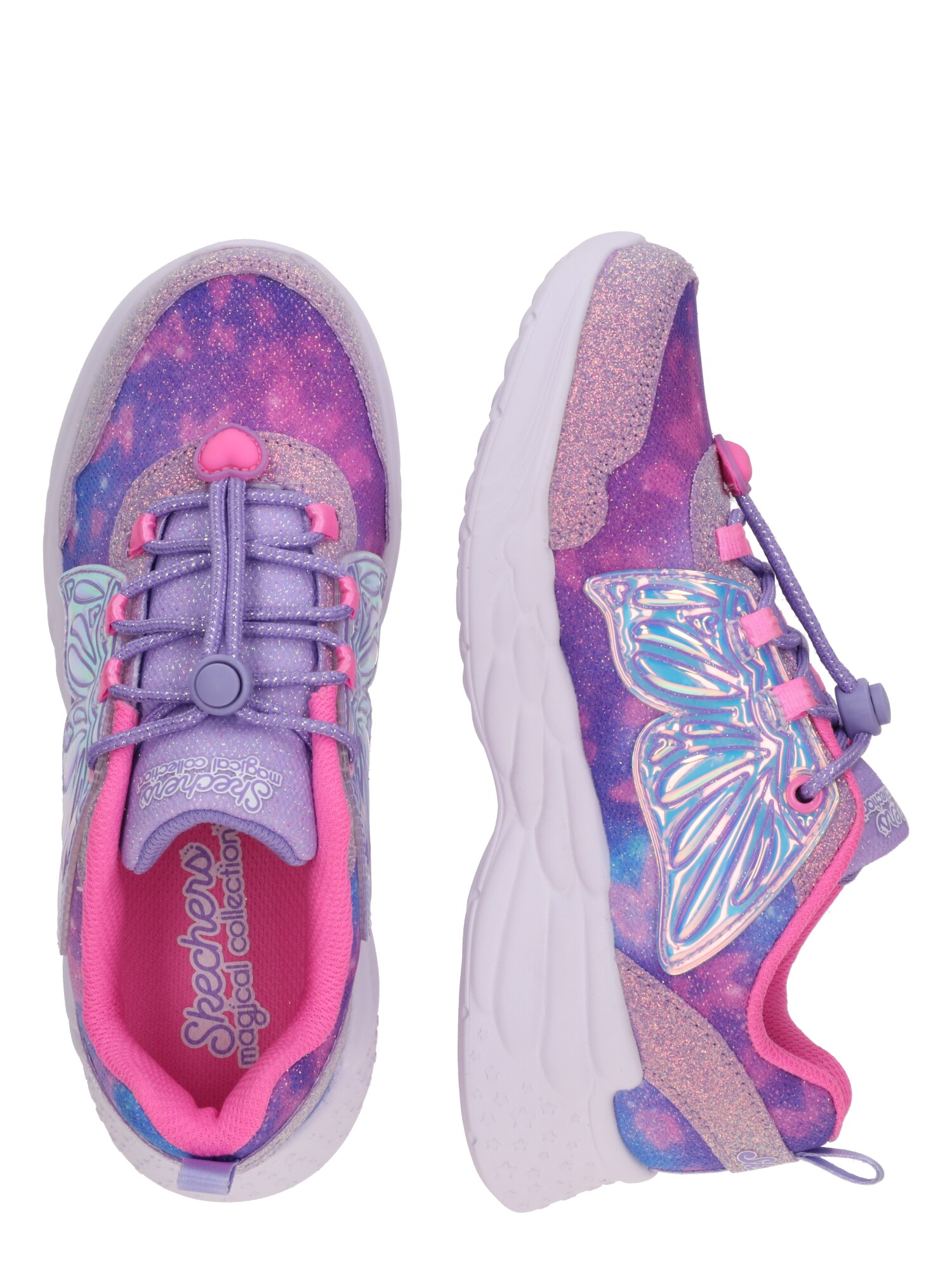 SKECHERS Sportcipő 'HEART LIGHTS - RETRO HEARTS'  levendula termék 2. képe