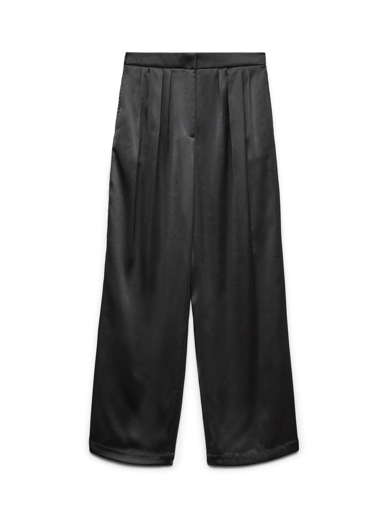 Vero Moda Bandplooibroek 'VMSesil' Antraciet