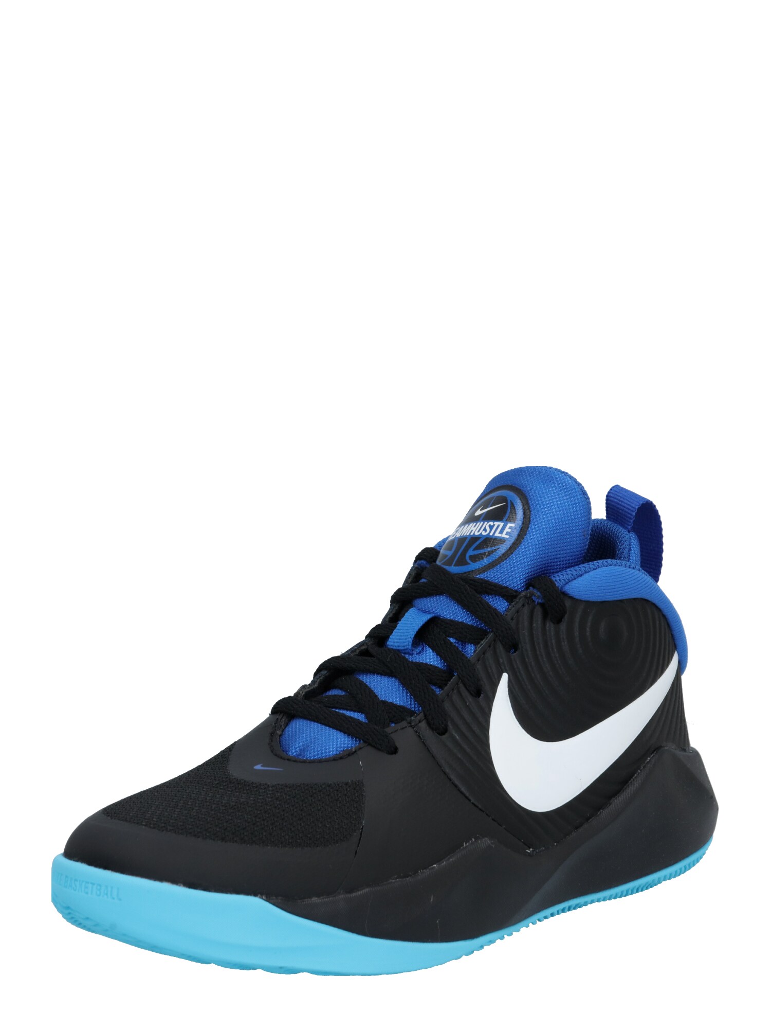 NIKE Sportiniai batai 'Team Hustle D9'  mėlyna / juoda / balta