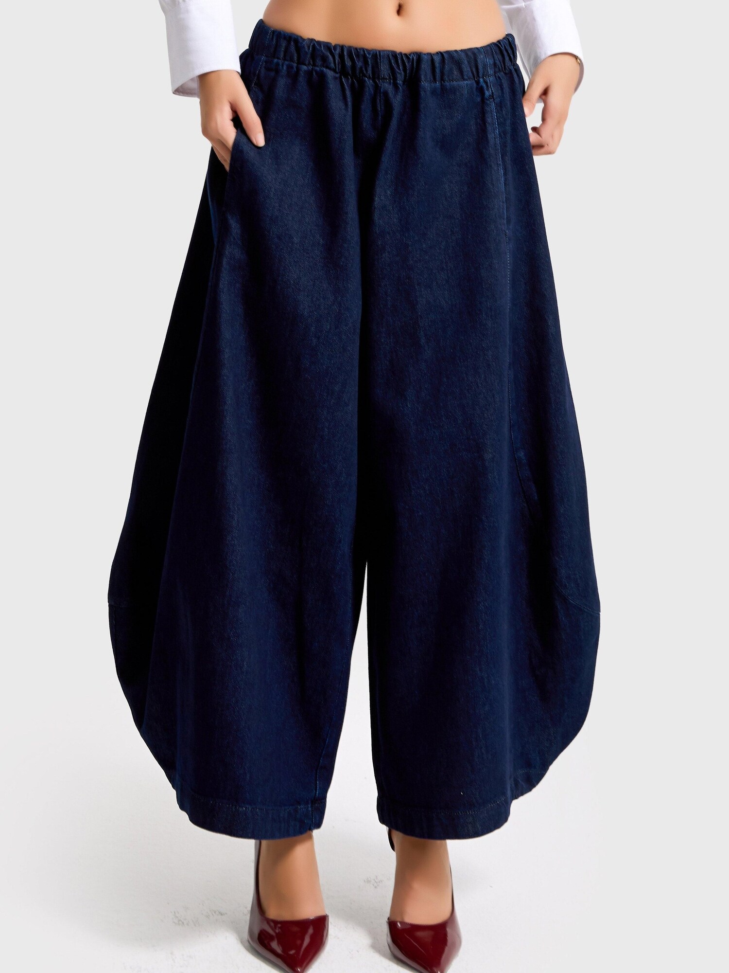 It's Basic Its Basic Jeans Barrel Balloon Low Rise Jeans