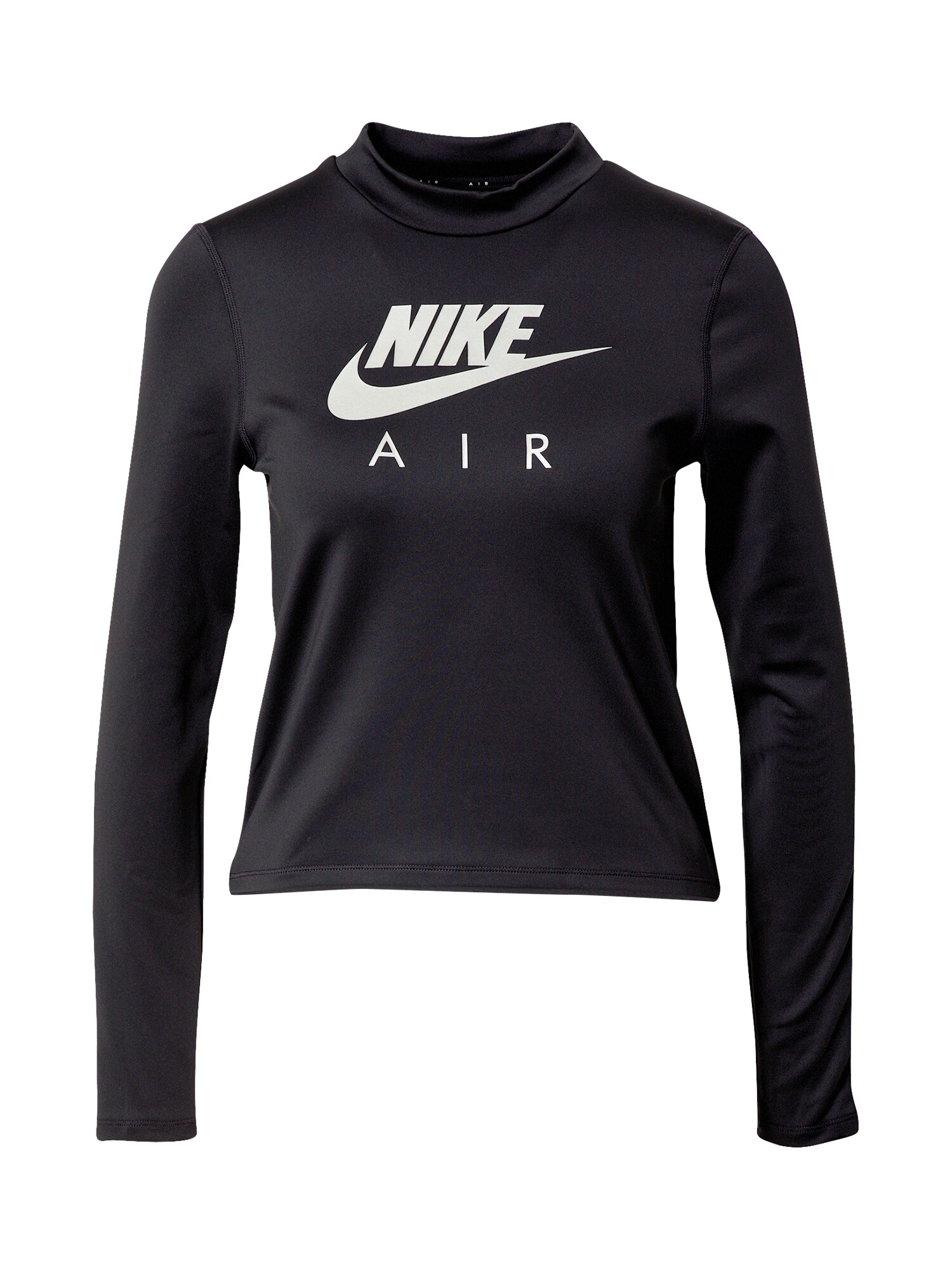 NIKE Sportiniai marškinėliai  juoda / sidabro pilka / balta