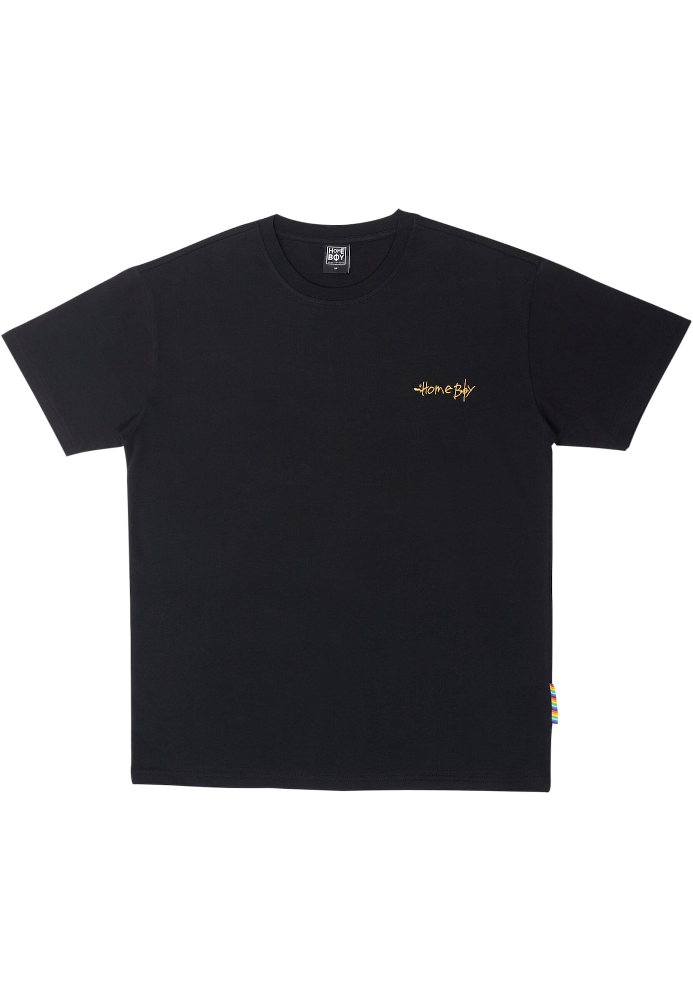 HOMEBOY Tricou Pencil  galben auriu / negru
