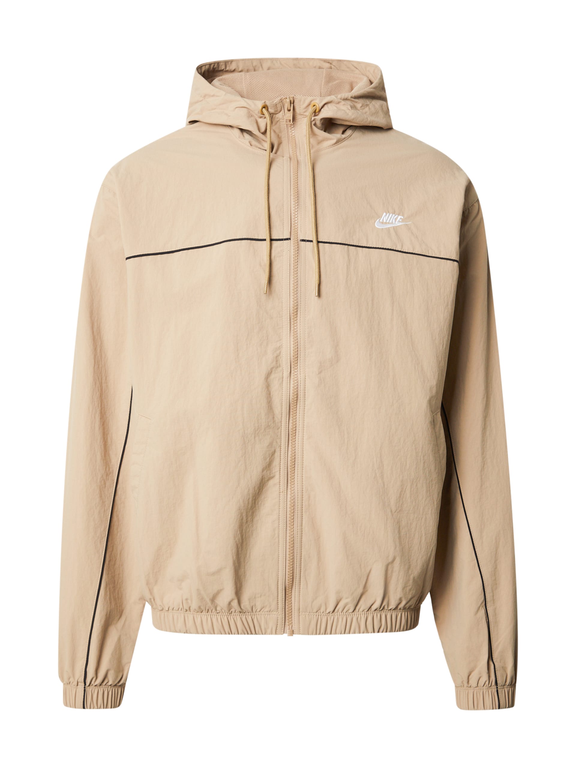 Nike Sportswear Övergångsjacka 'CLUB ATHLETE' kräm / svart herr