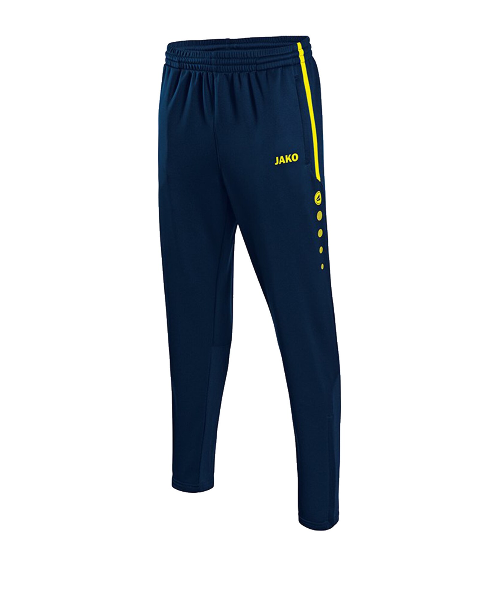 JAKO Pantaloni sport  albastru închis / galben