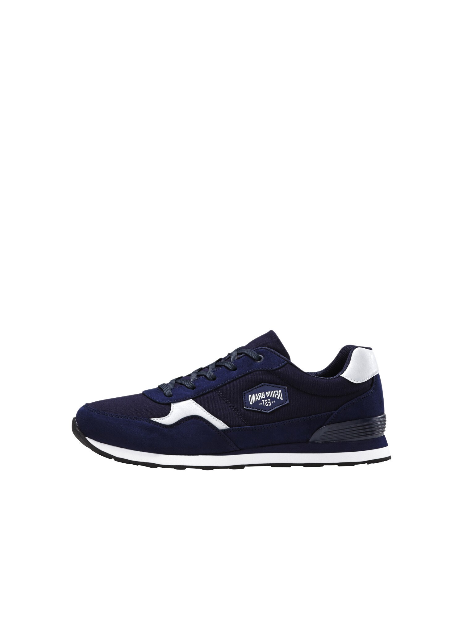 bonprix Sneaker low albastru noapte / albastru gențiană / alb