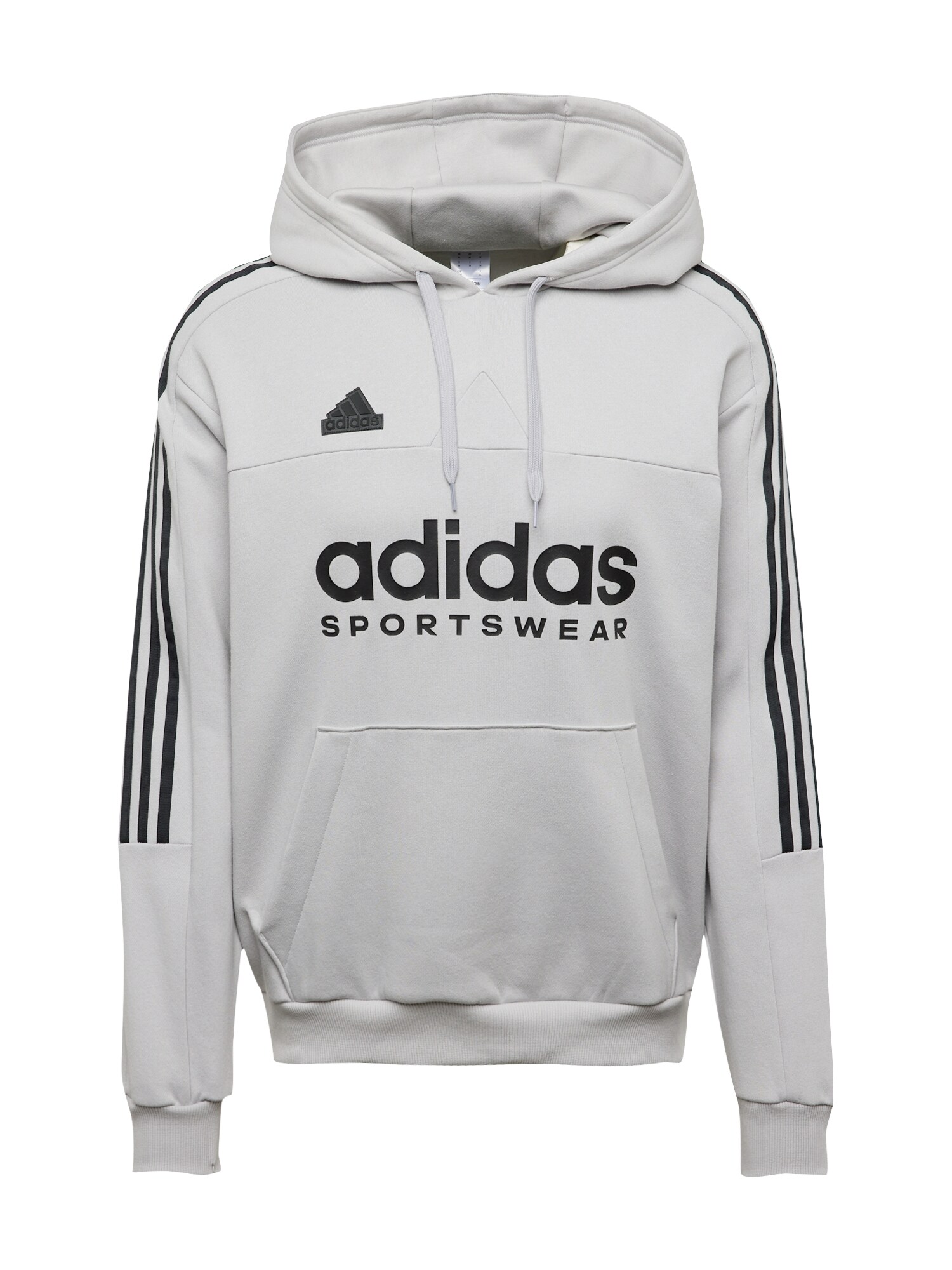 ADIDAS SPORTSWEAR Športová mikina 'TIRO'  sivá / čierna