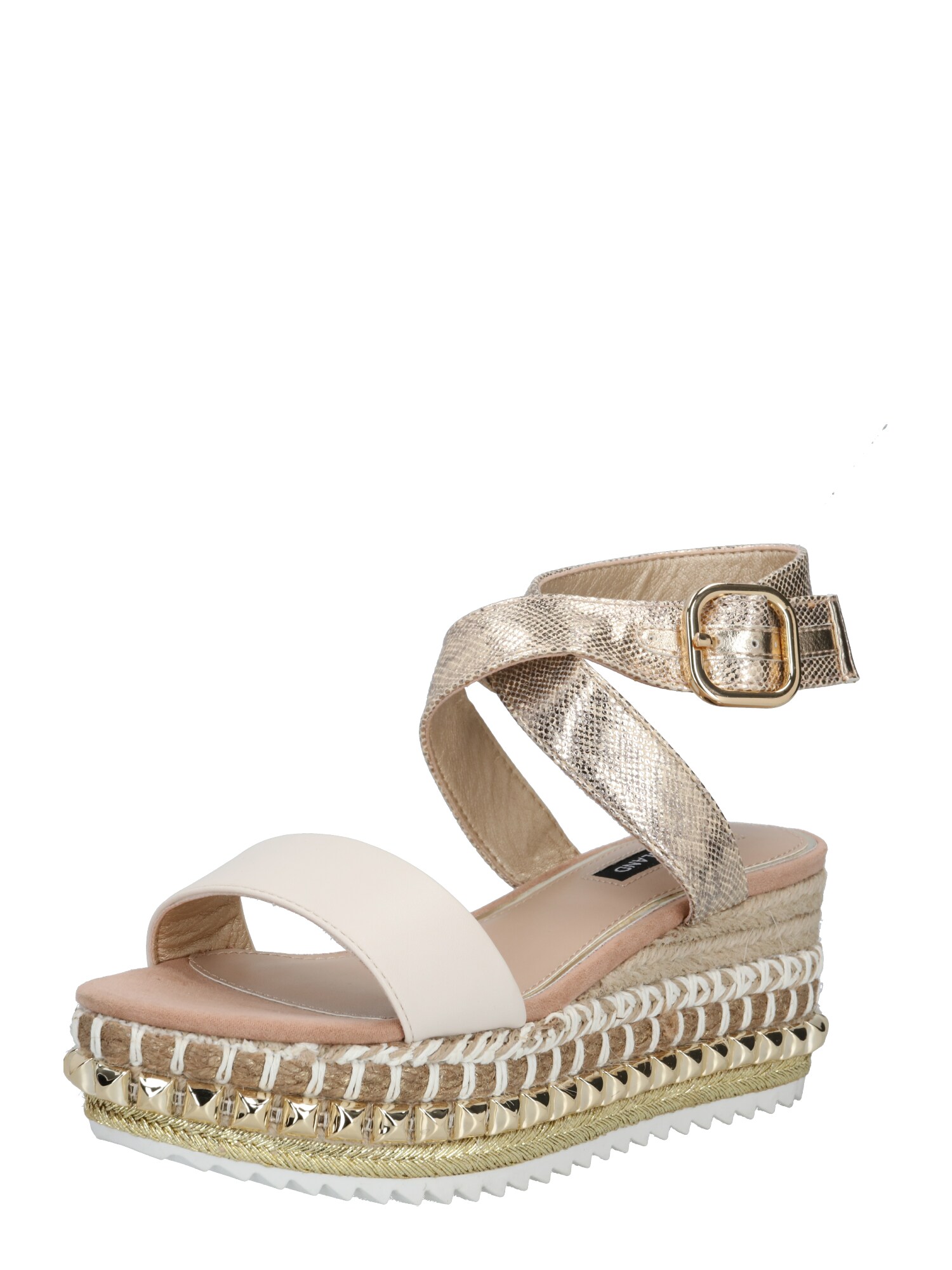 River Island Basutės su dirželiais  smėlio / auksas